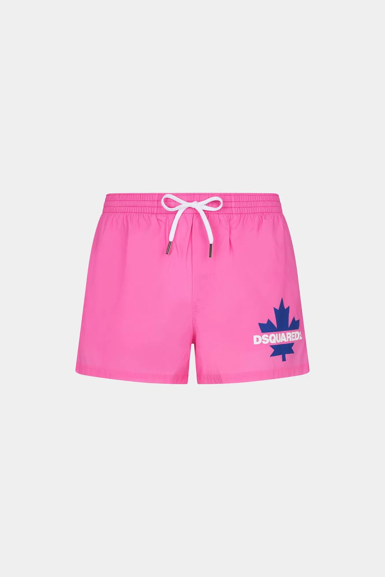 Strandkleding^Dsquared2 Leaf Boxer Midi Roze Blauw