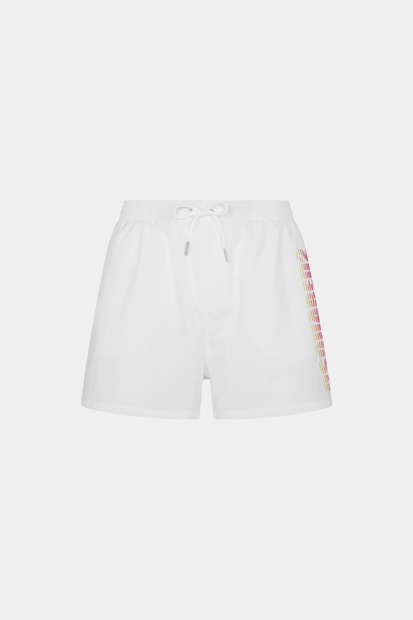 Strandkleding^Dsquared2 Logo Boxer Midi Wit