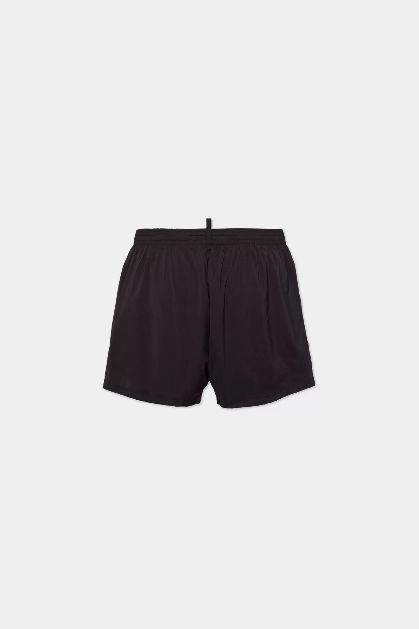 Strandkleding^Dsquared2 Logo Boxer Midi Zwart