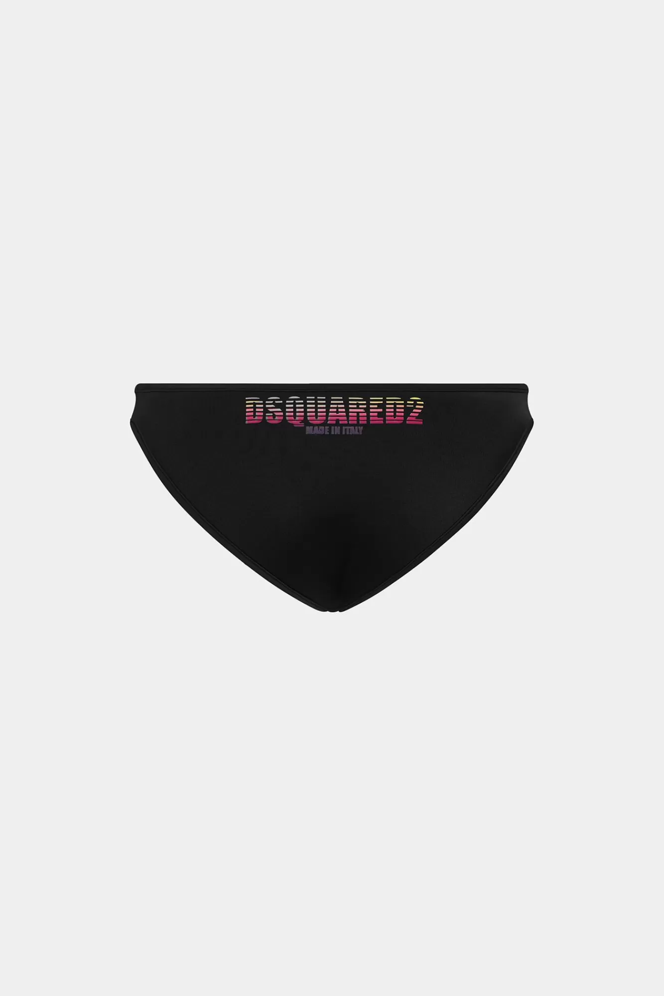 Strandkleding^Dsquared2 Logo Zwembikinibroekje Zwart