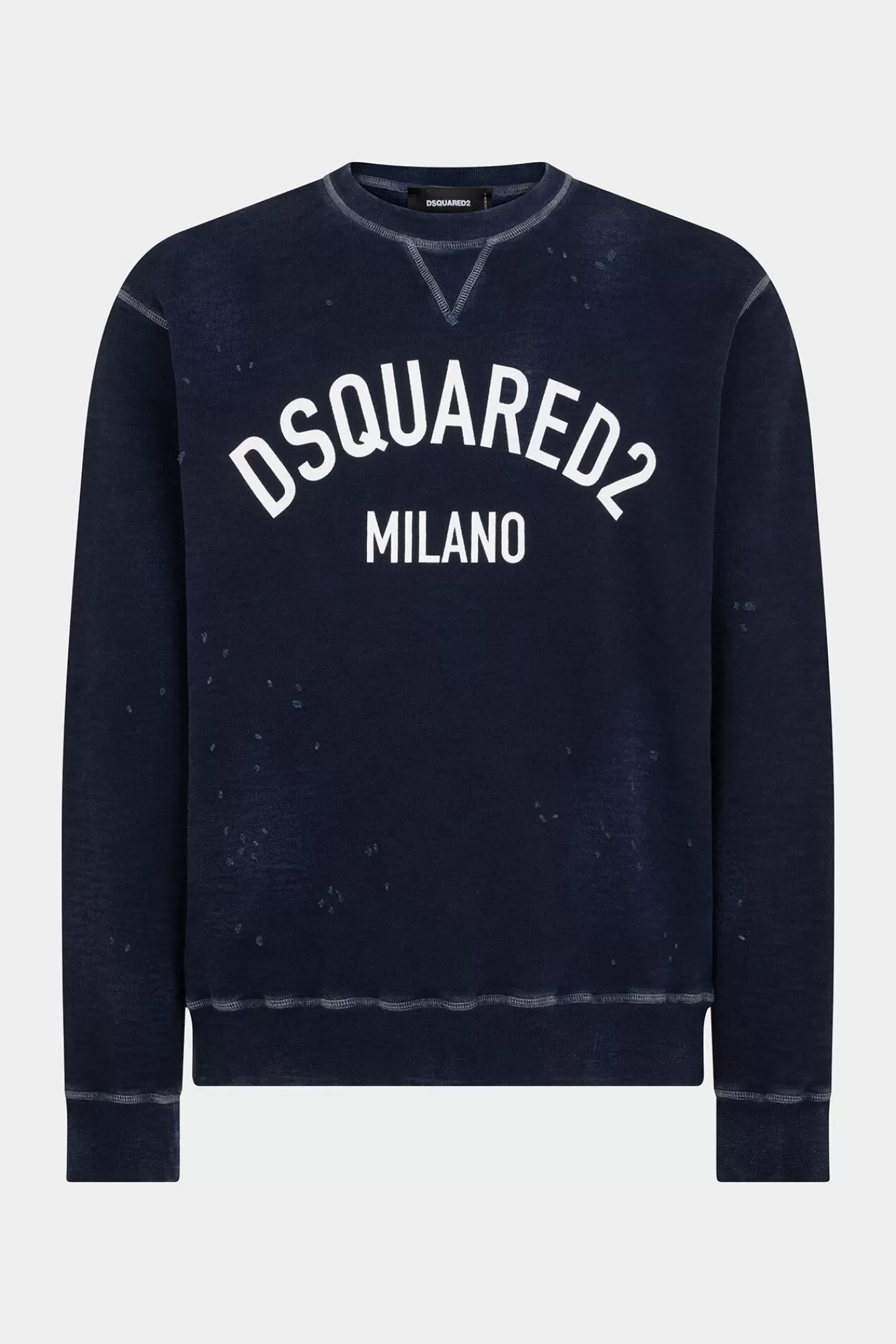 Co-Orden^Dsquared2 Milano Cool Fit Sweatshirt Met Ronde Hals Marine