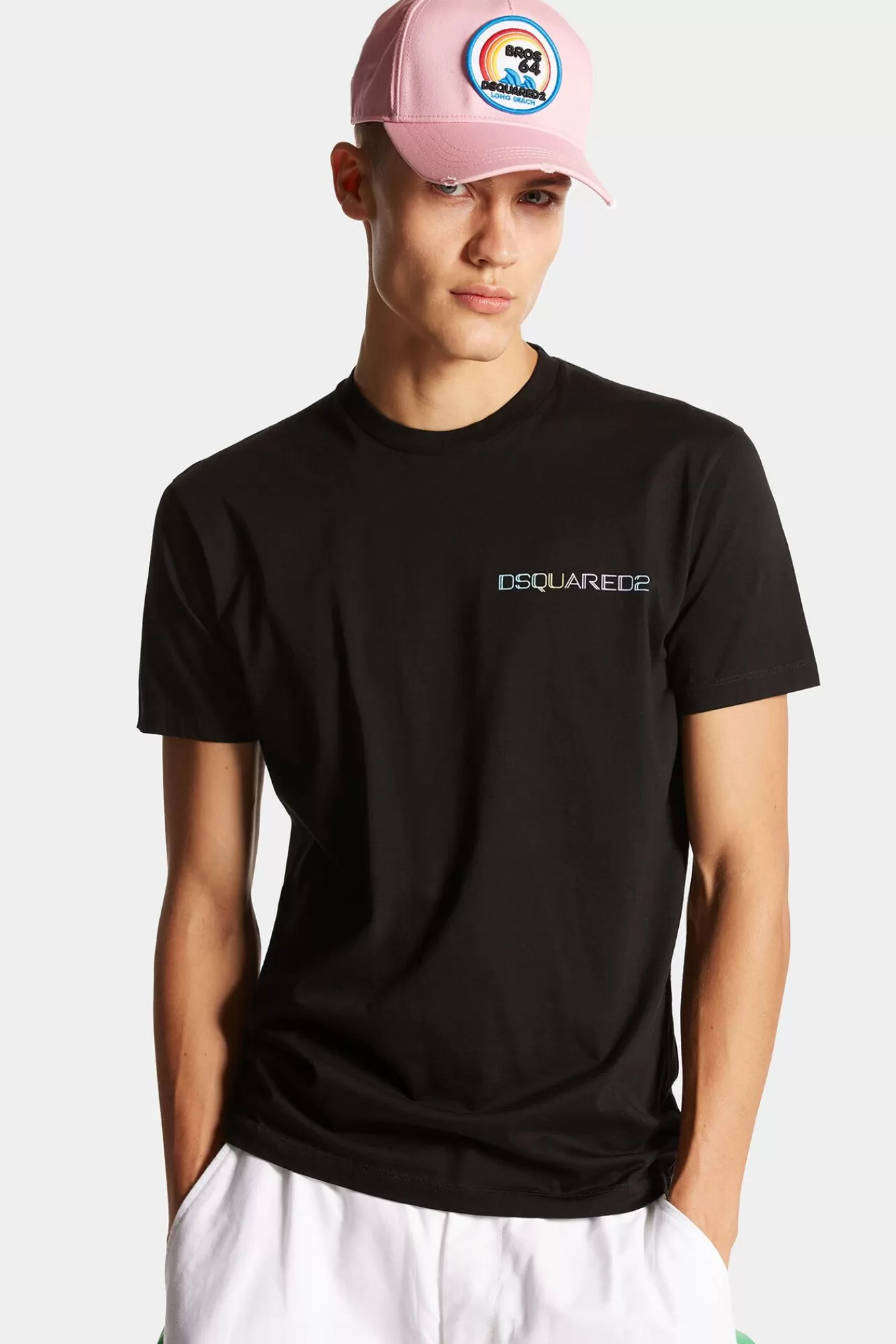 T-Shirts En Poloshirts^Dsquared2 Palm Beach Cool-Fit T-Shirt Zwart