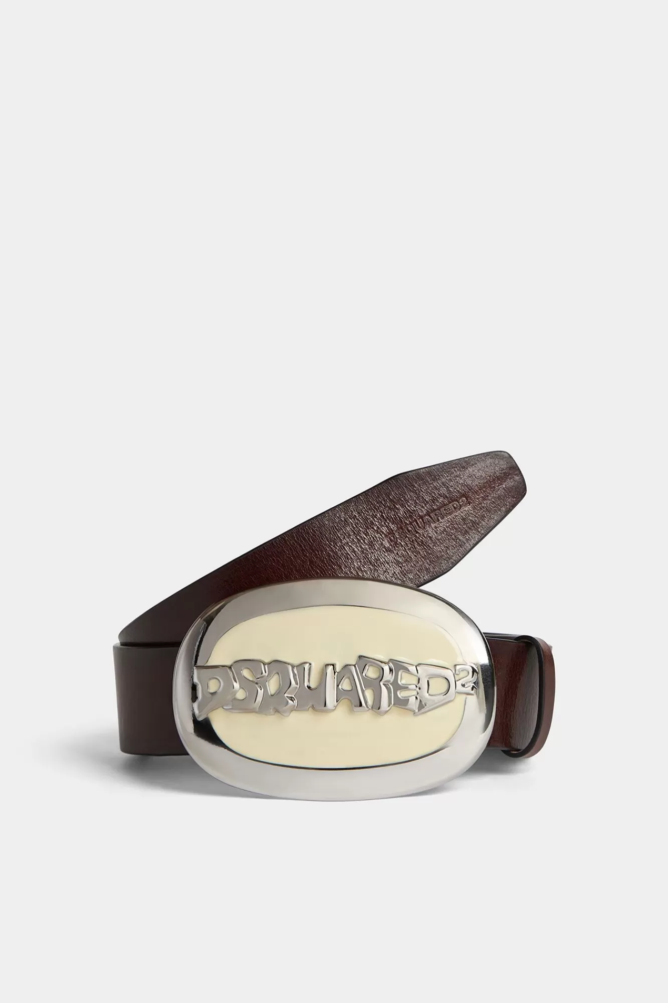 Riemen^Dsquared2 Plaquette Riem Bruin