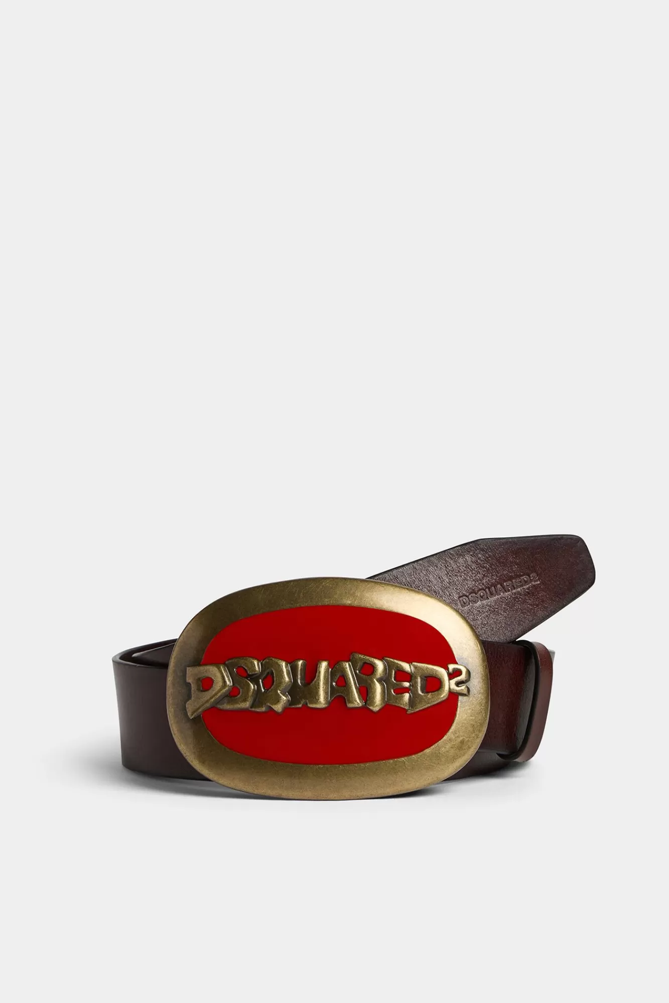 Riemen^Dsquared2 Plaquette Riem Bruin