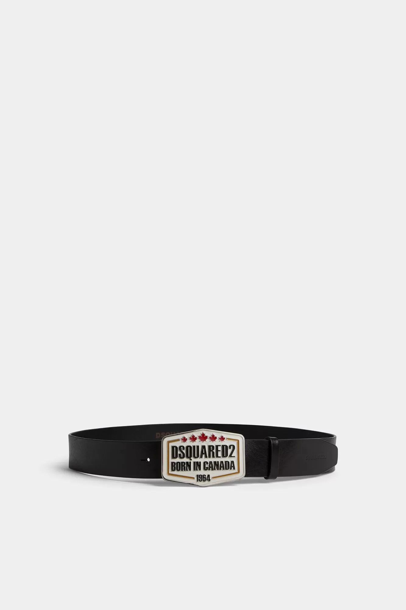 Riemen^Dsquared2 Plaquette Riem Zwart