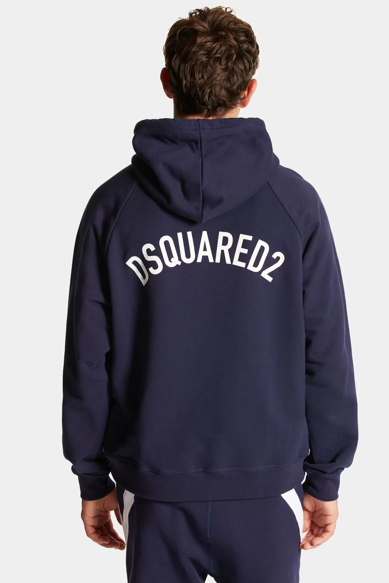 Co-Orden^Dsquared2 Relaxed Fit Hoodie-Sweatshirt Caraibische Zee