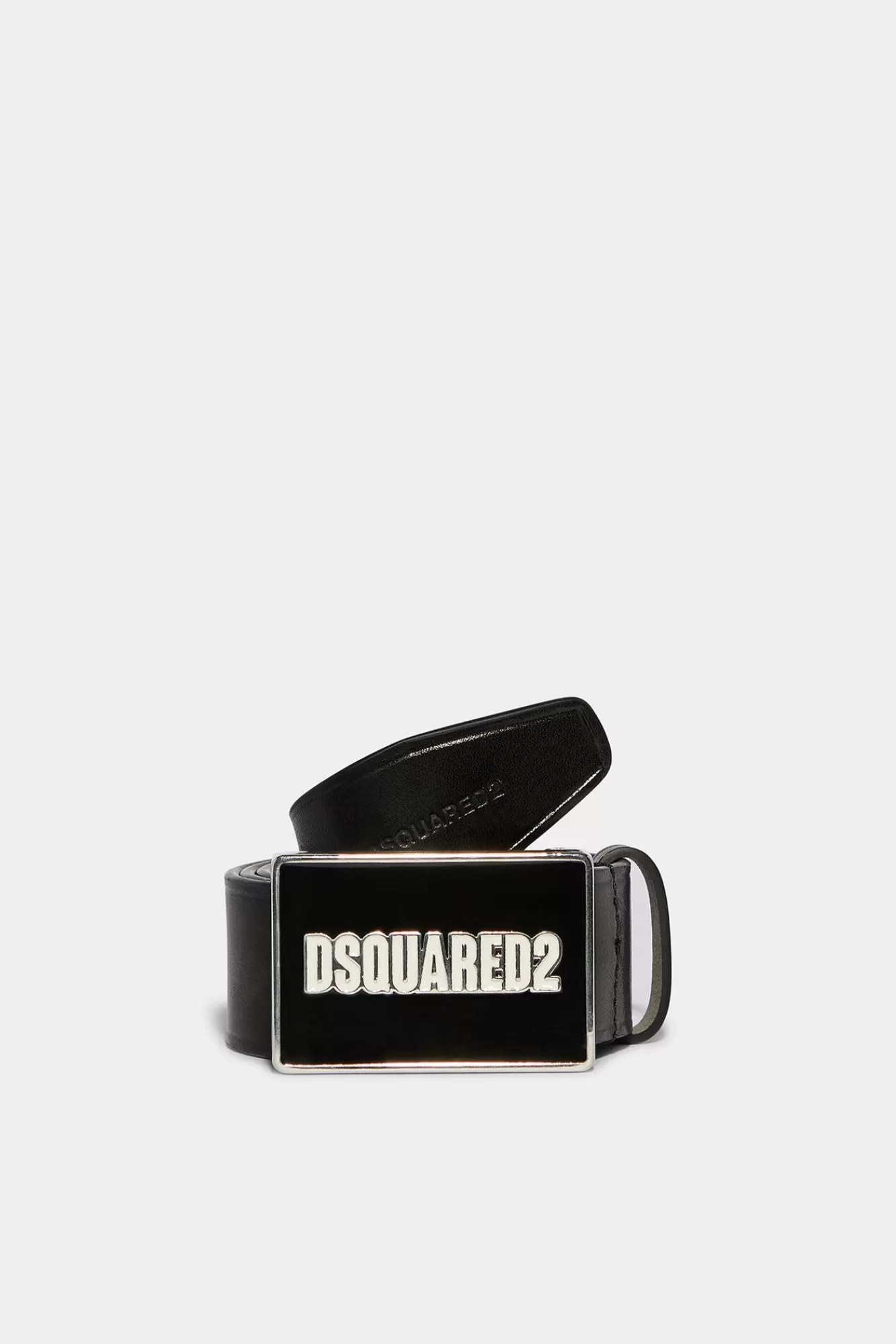 Riemen^Dsquared2 Riem Met Logoplaquette Zwart