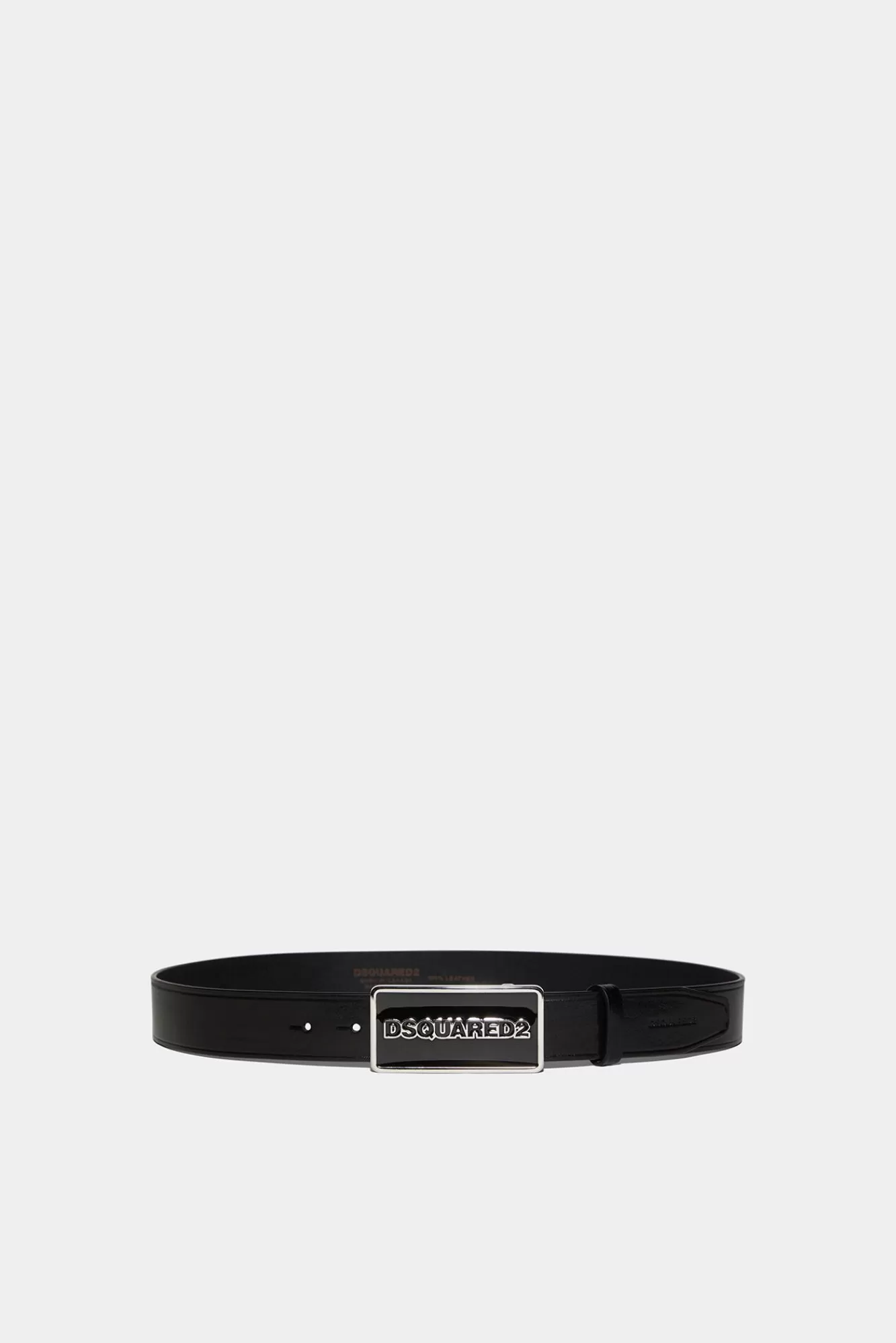 Riemen^Dsquared2 Riem Met Logoplaquette Zwart