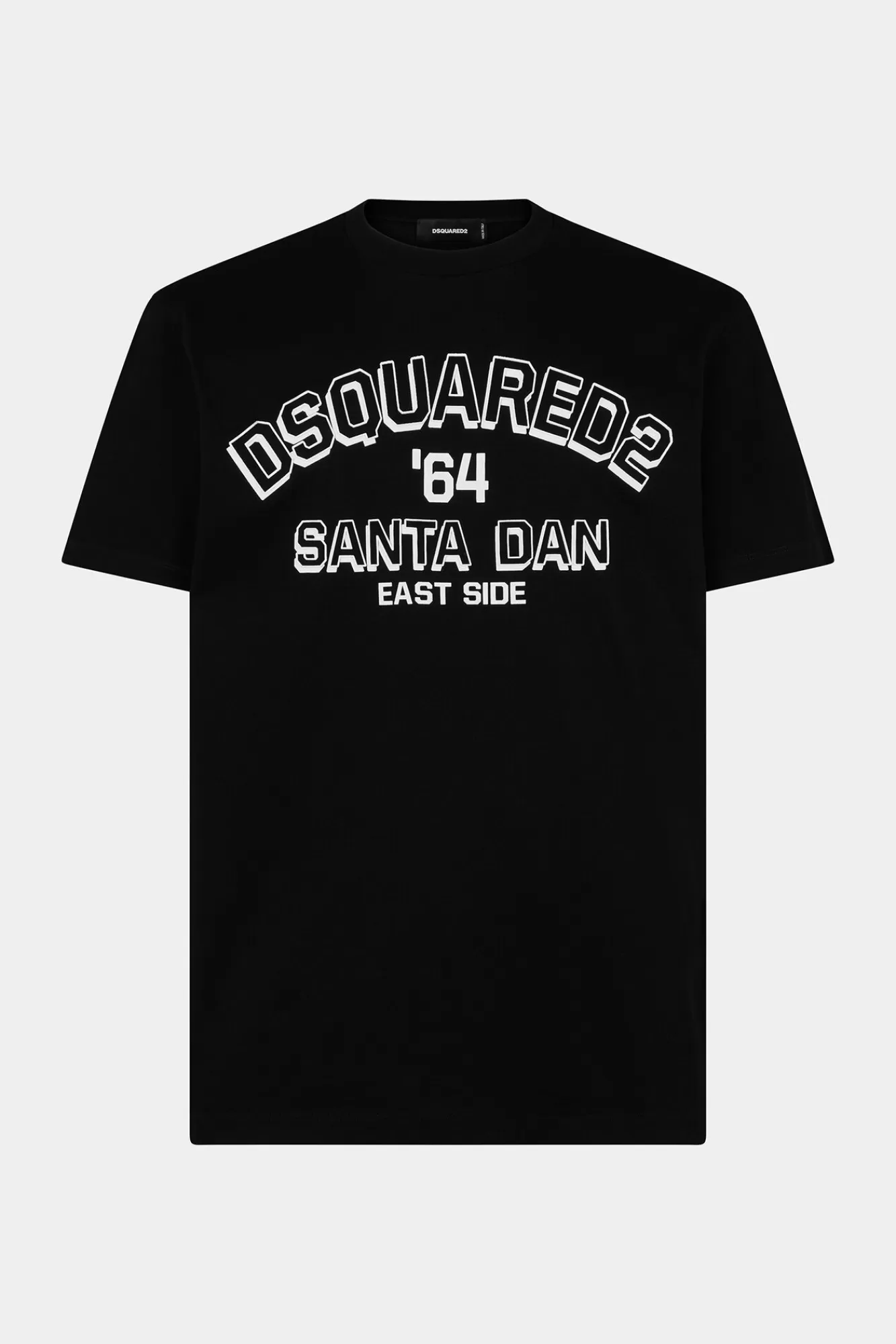 T-Shirts En Poloshirts^Dsquared2 Santa Dan T-Shirt Met Normale Pasvorm Zwart