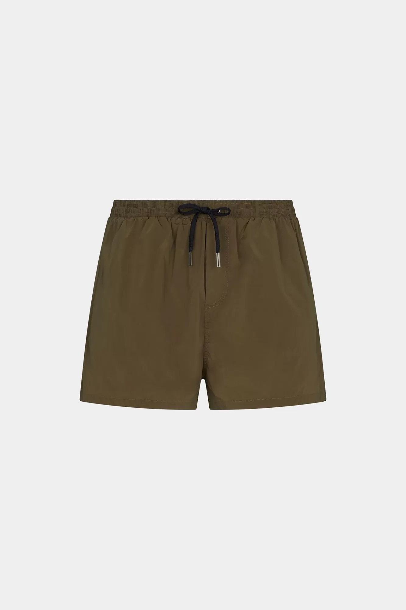 Strandkleding^Dsquared2 Tape-Boxer Midi Militaire Groen