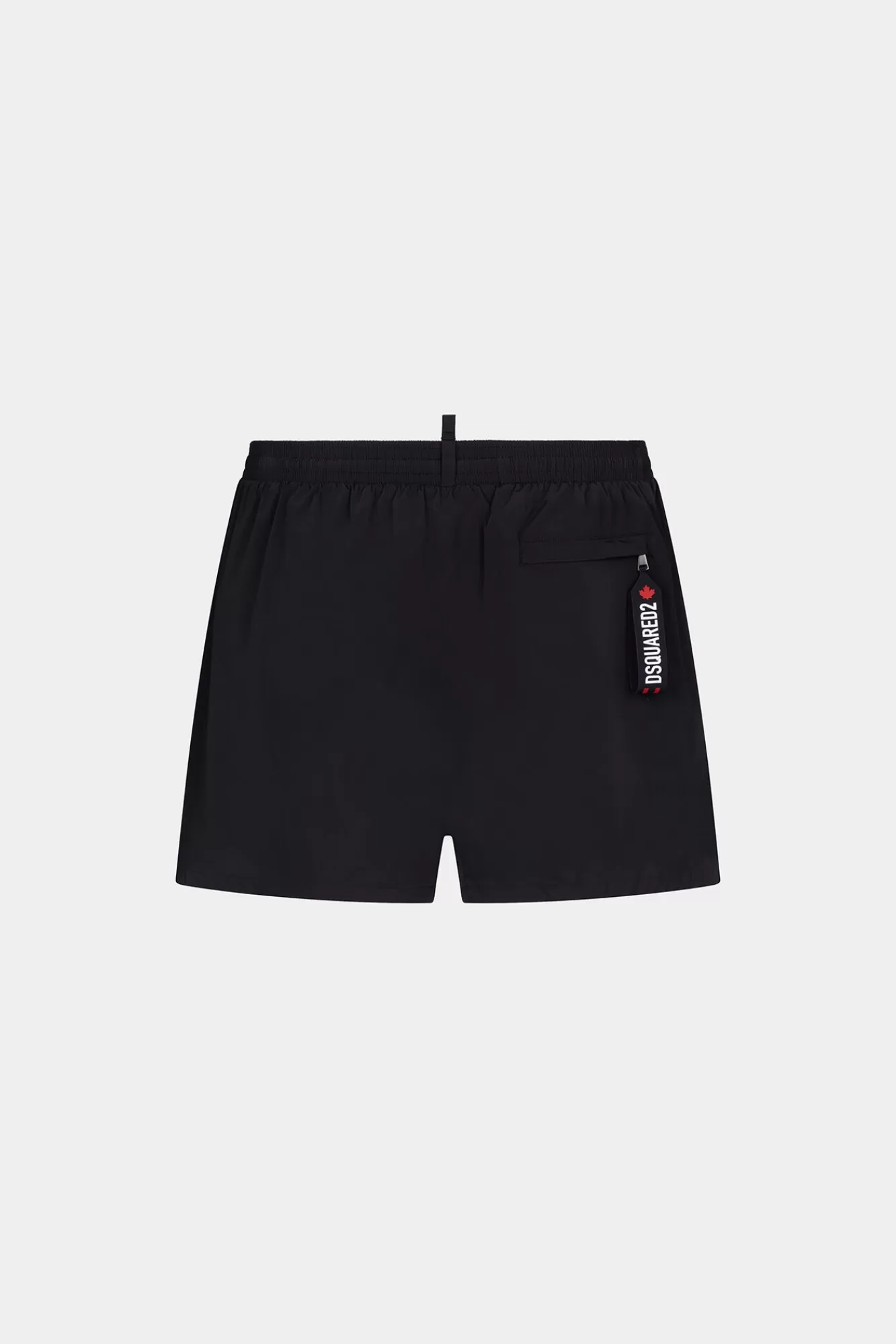 Strandkleding^Dsquared2 Tape-Boxer Midi Zwart