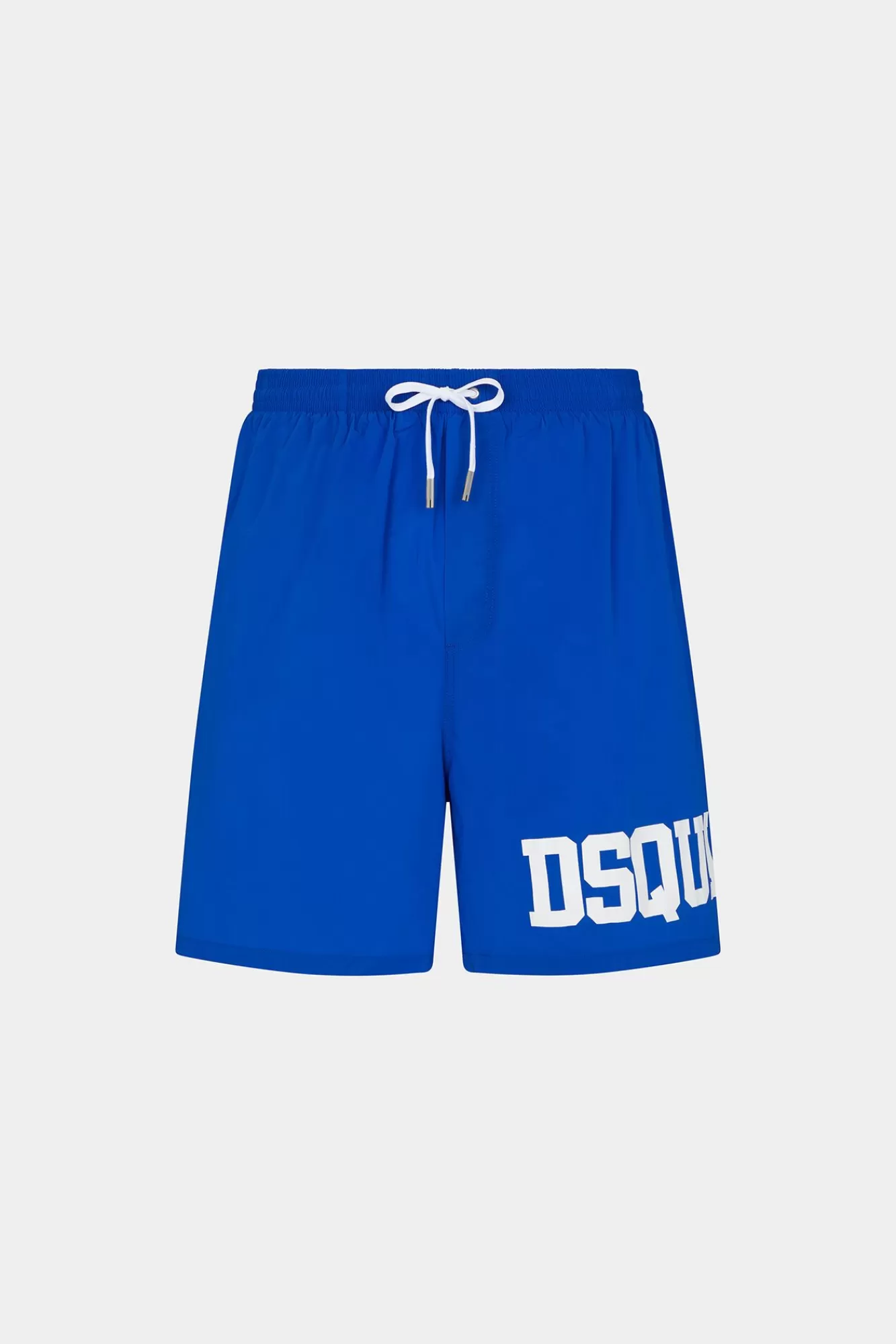 Strandkleding^Dsquared2 -Logobokser Blauw Wit