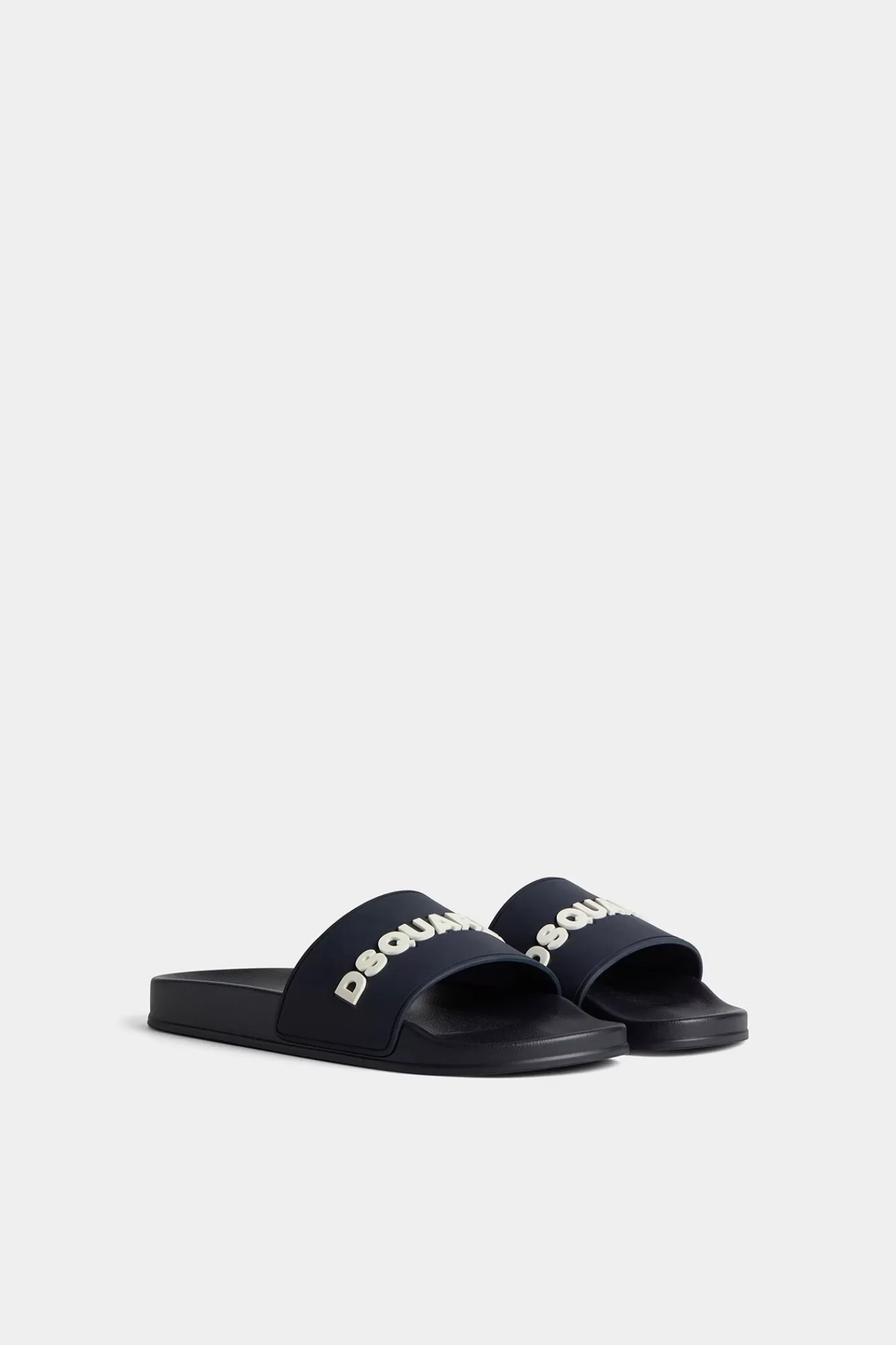 Sandalen En Slippers^Dsquared2 -Strandschoenen Met Logo Blauw