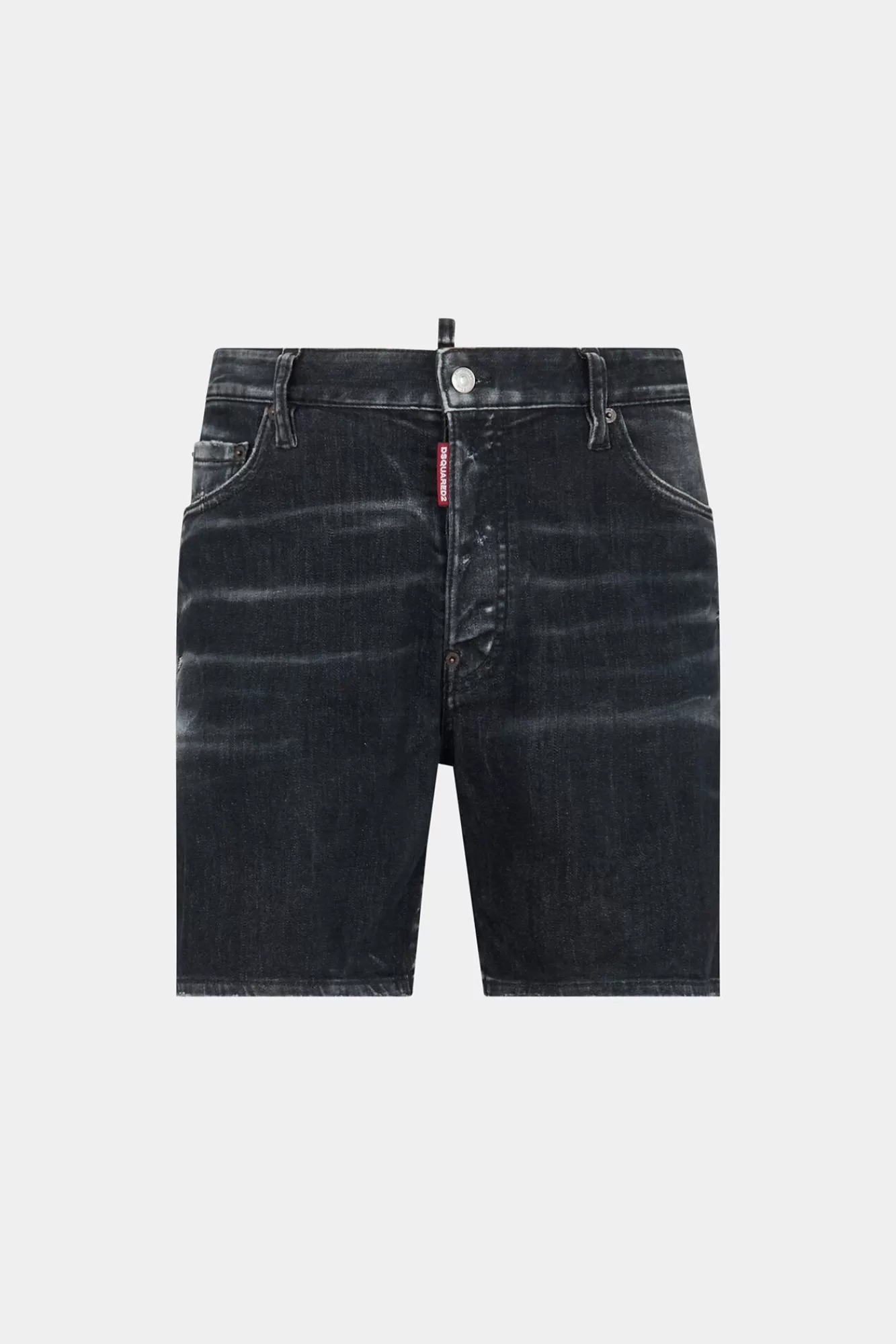 Korte Broek^Dsquared2 E Marineshort Met Schone Wassing Zwart