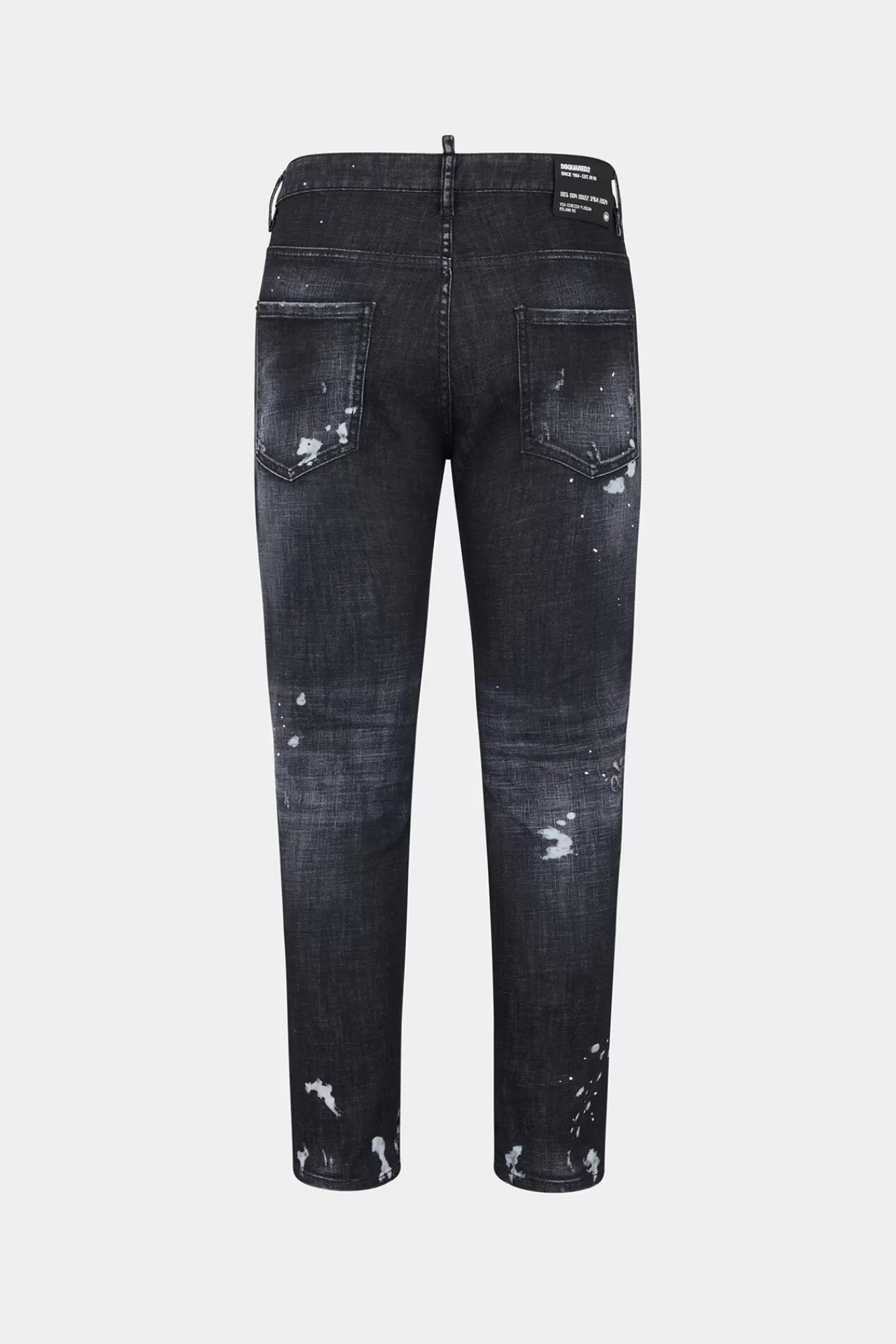 Jeans^Dsquared2 E Pioneer Wash Skaterjeans Zwart