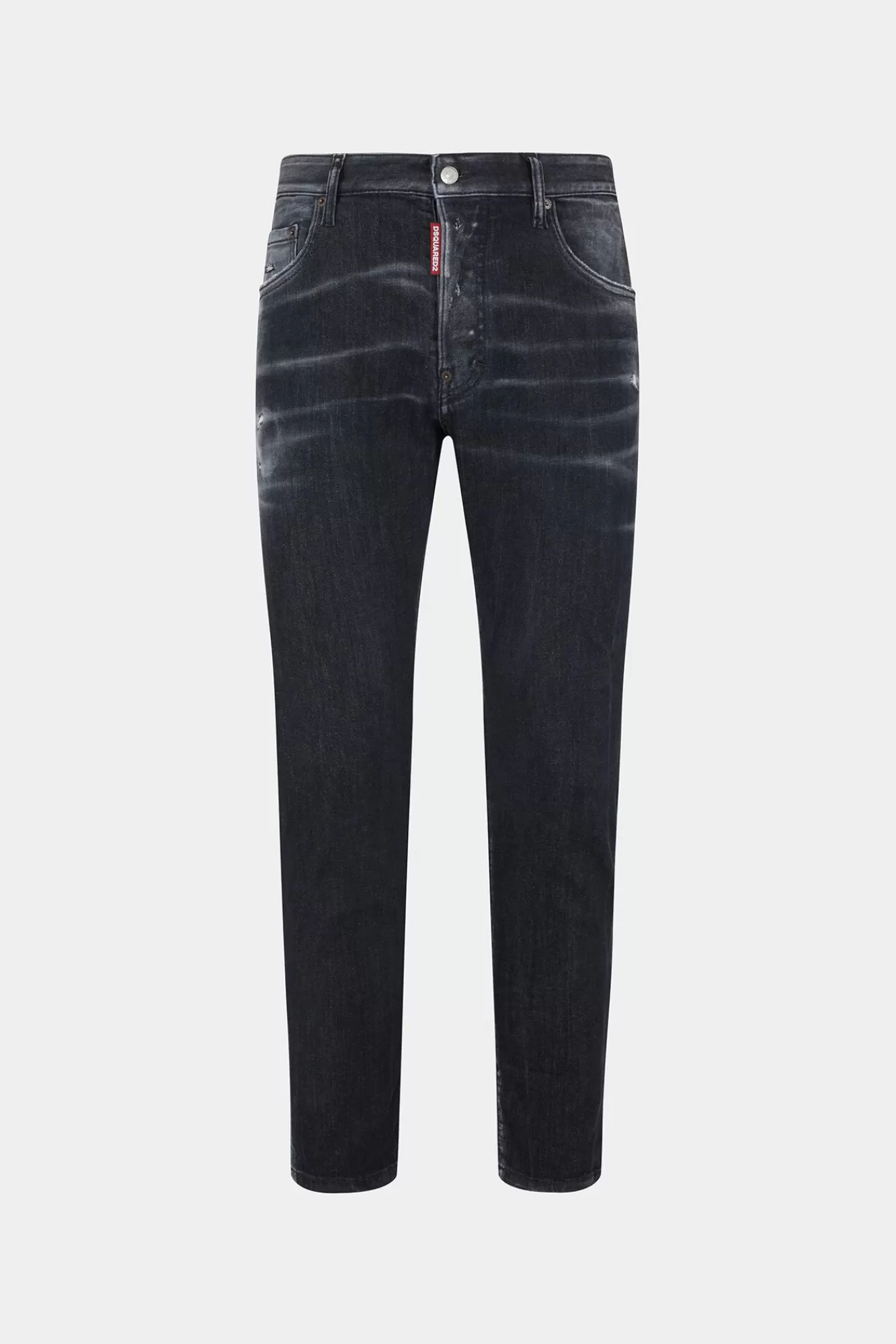 Jeans^Dsquared2 E Skaterjeans Met Schone Wassing Zwart