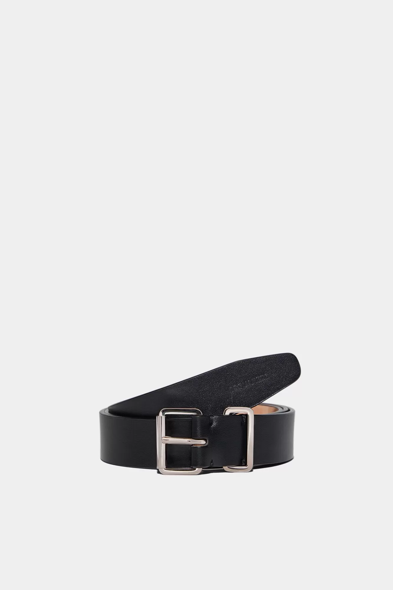 Riemen^Dsquared2 Eenvoudige Man Gesp Riem Zwart