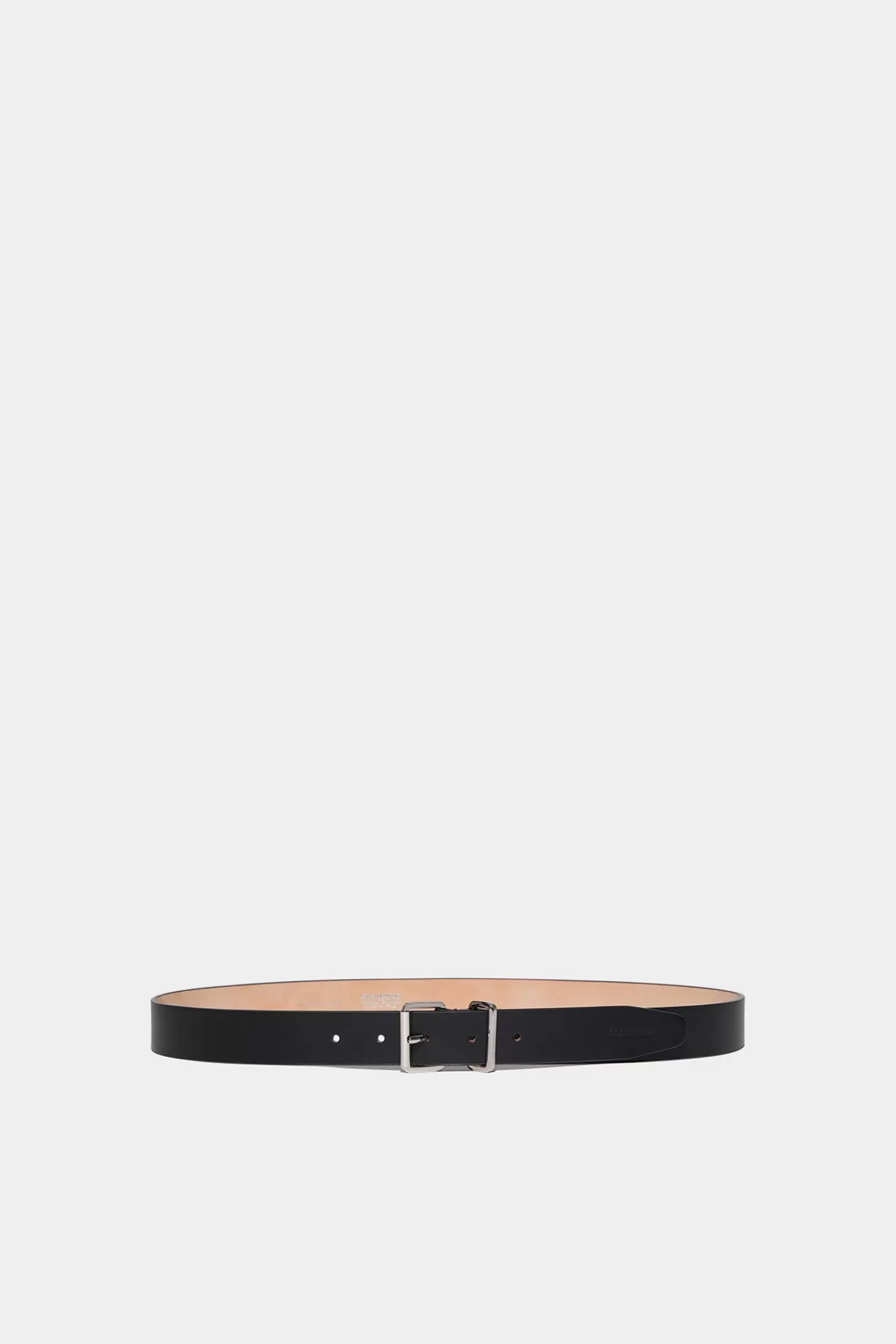 Riemen^Dsquared2 Eenvoudige Man Gesp Riem Zwart