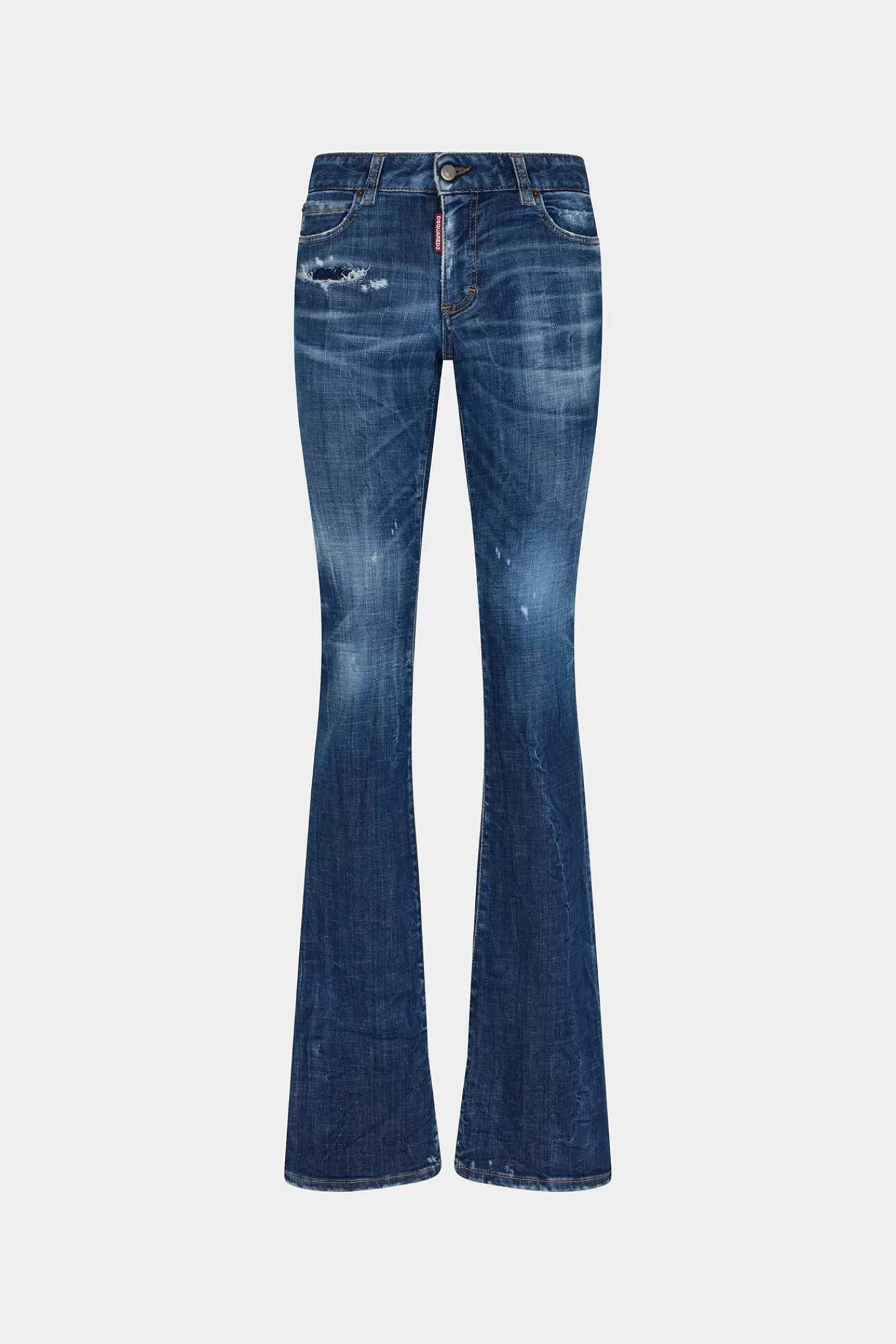 Jeans^Dsquared2 Flare Jeans Met Middelhoge Taille Marine