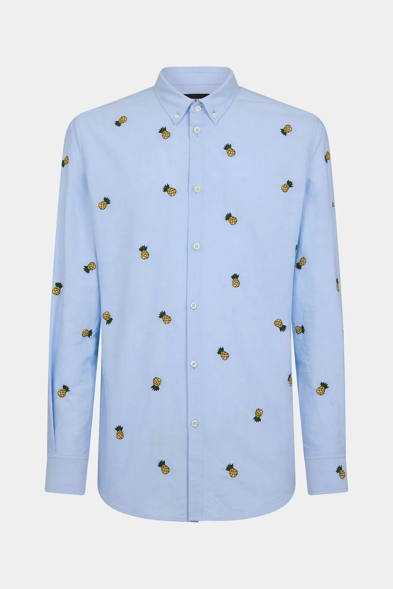 Overhemden^Dsquared2 Geborduurd Fruitshirt Lucht