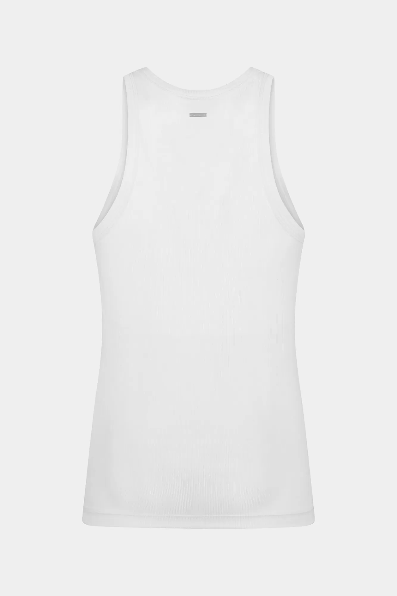 Ondergoed^Dsquared2 Geribbelde Tanktop Gebloten Wit