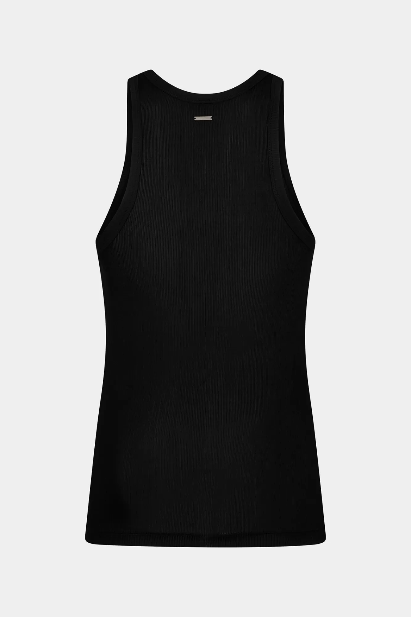 Ondergoed^Dsquared2 Geribbelde Tanktop Zwart