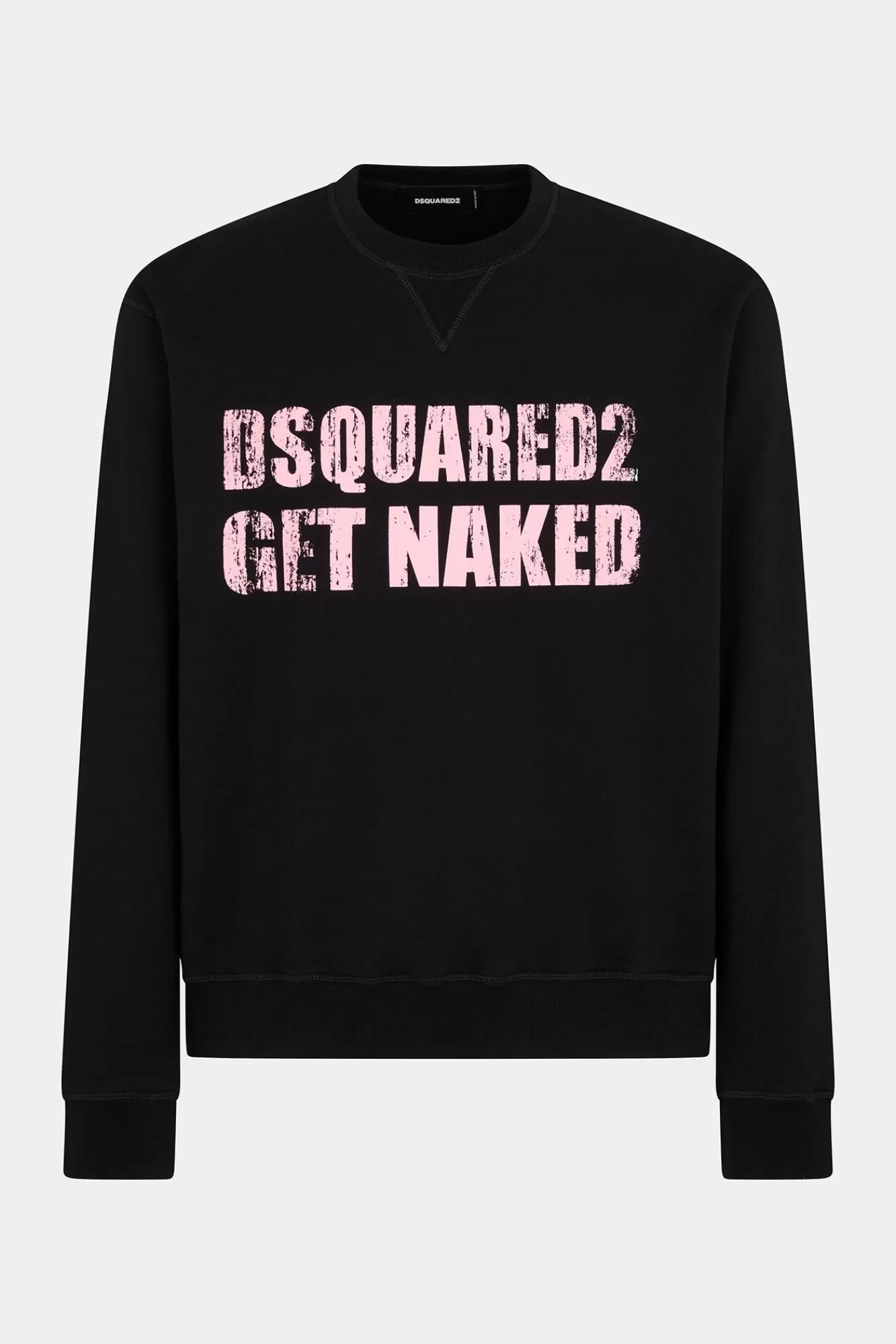Sweatshirts^Dsquared2 Get Naked Cool-Fit Sweatshirt Met Ronde Hals Zwart