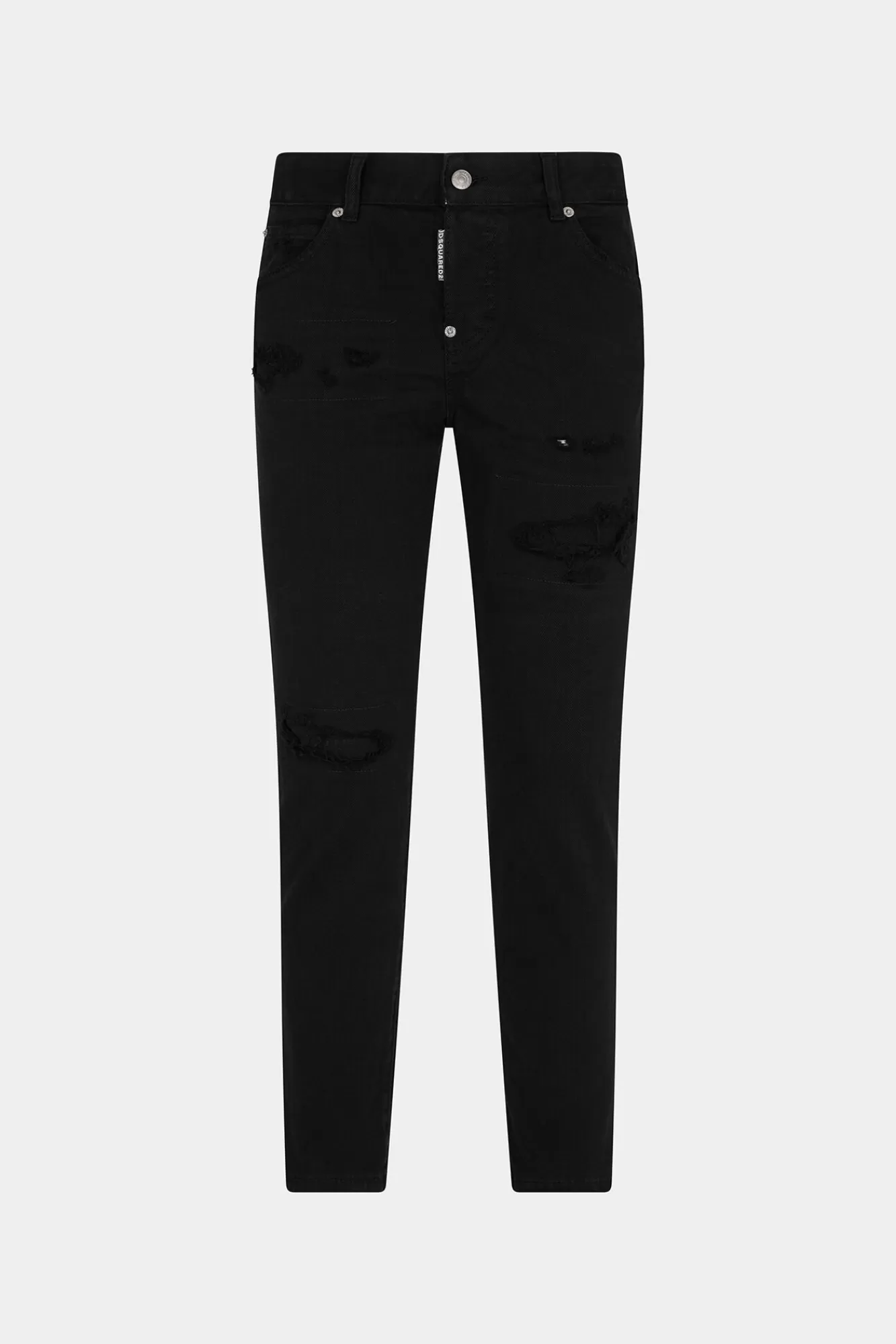 Jeans^Dsquared2 Geverfde Gescheurde Cool Girl-Jeans Zwart