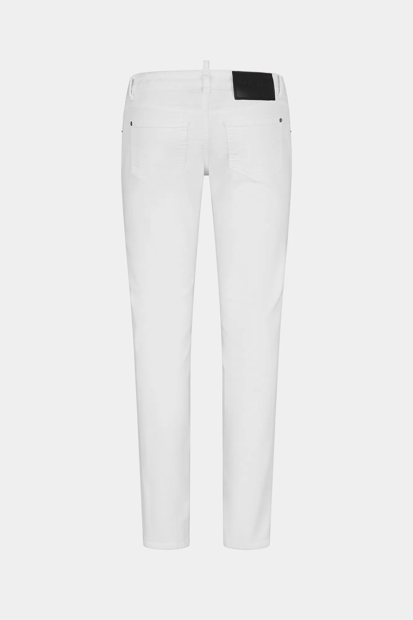 Jeans^Dsquared2 Geverfde Twiggy Jeans Met Middelhoge Taille Wit