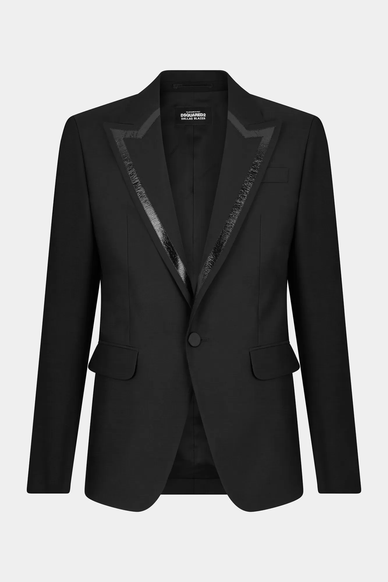 Pakken En Blazers^Dsquared2 Glanzende Dallas-Blazer Met Frame Zwart