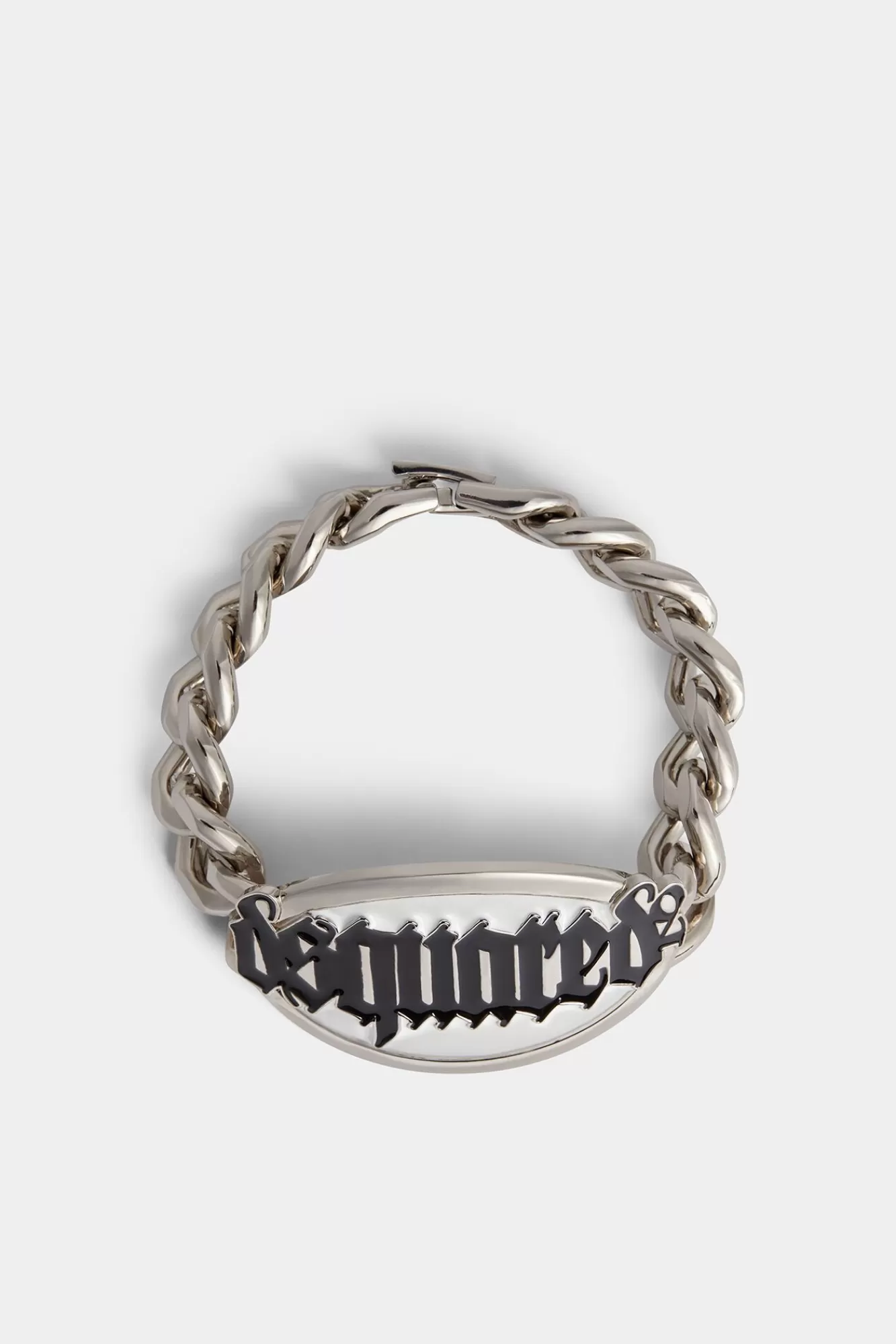 Sieraden^Dsquared2 Gotische Armband Palladium/Zwart