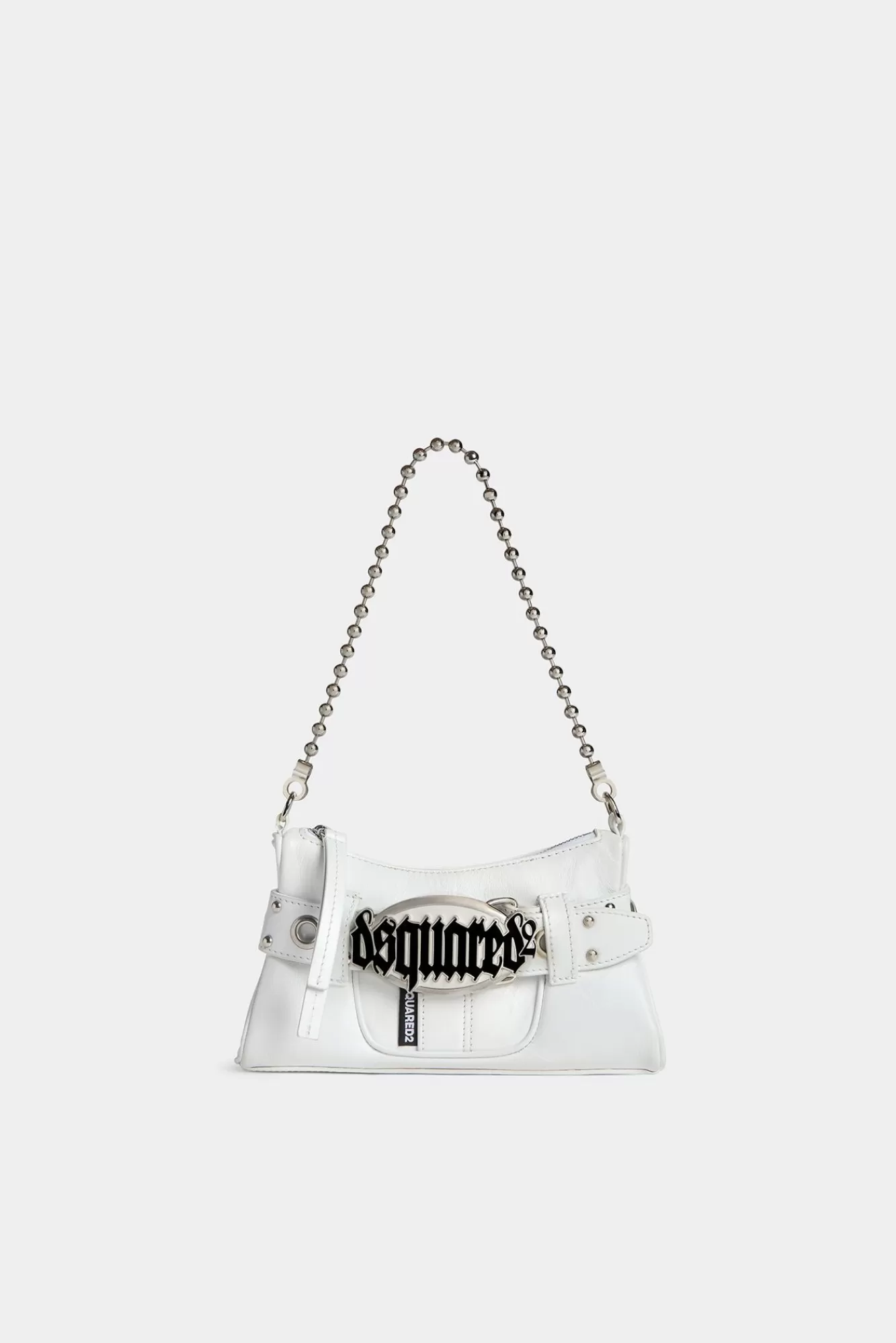 Crossbody^Dsquared2 Gotische Riemkoppeling Wit