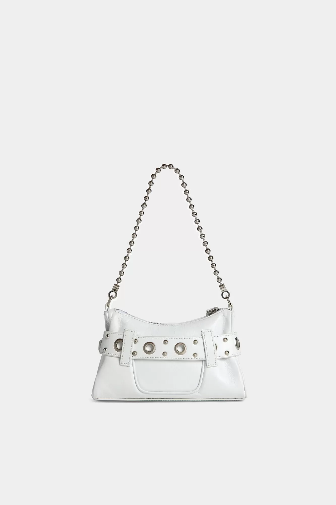 Crossbody^Dsquared2 Gotische Riemkoppeling Wit