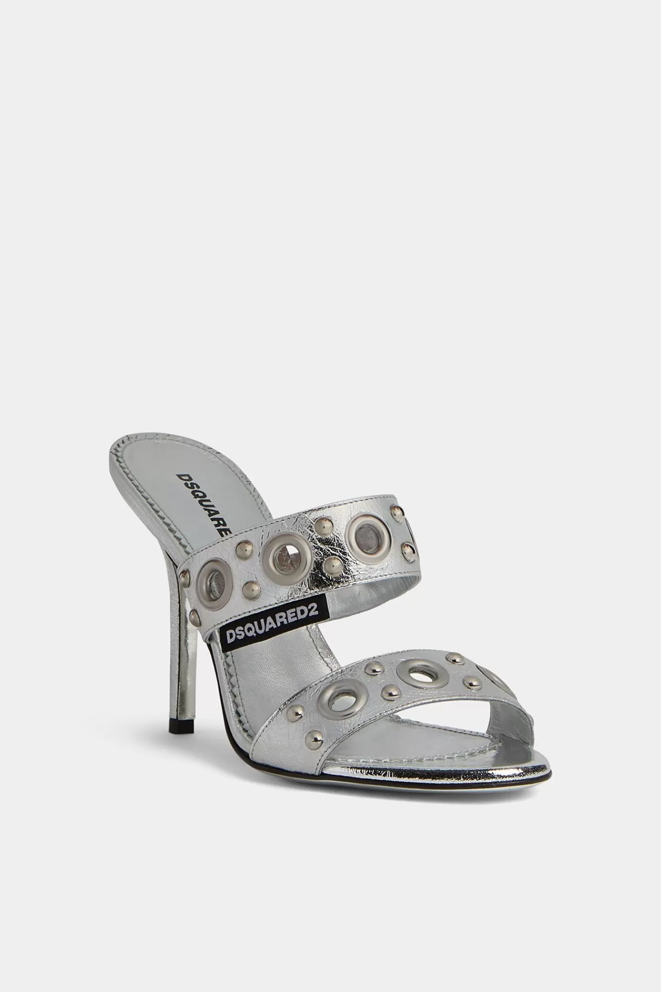 Sandalen^Dsquared2 Gotische Sandalen Zilver