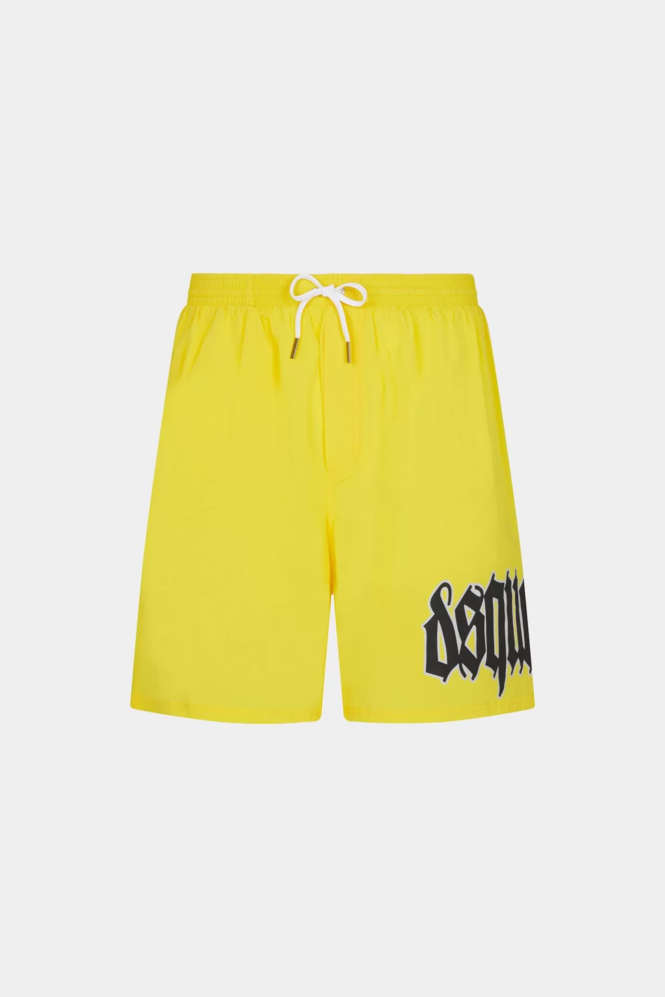 Strandkleding^Dsquared2 Gotische -Bokser Geel/Zwart