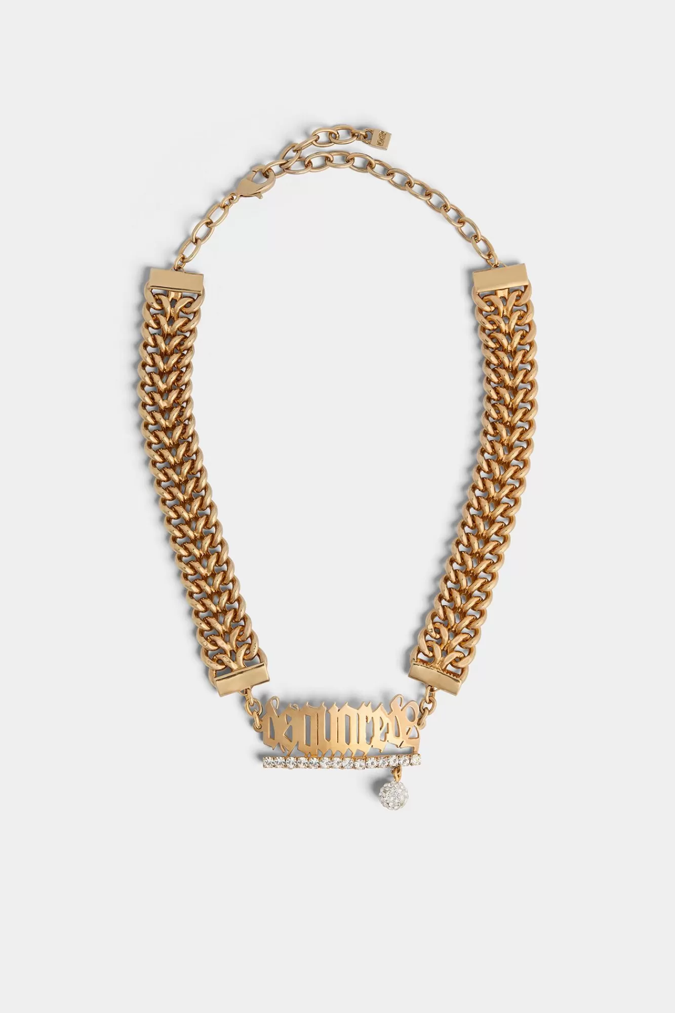 Sieraden^Dsquared2 Gotische -Choker Goud