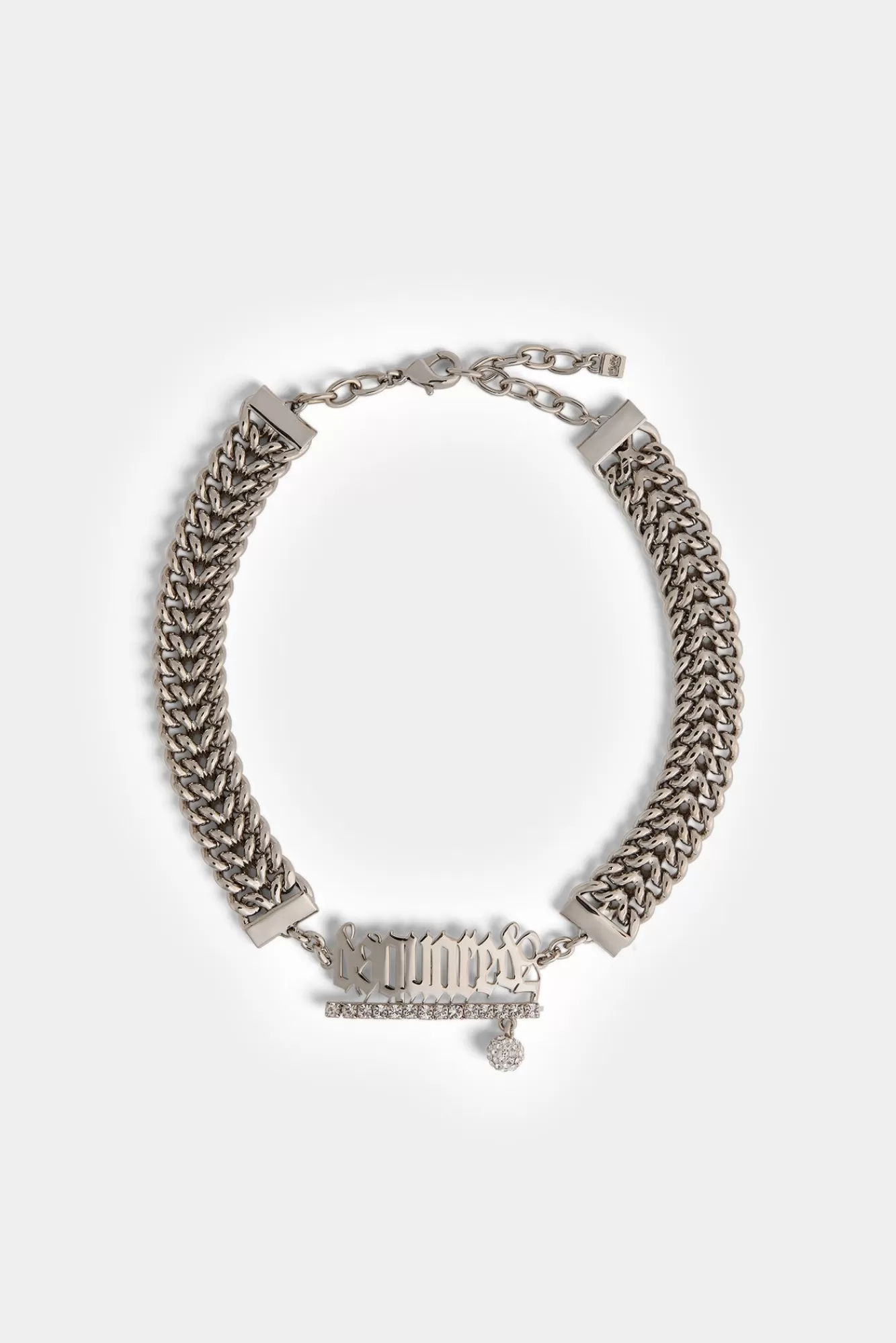 Sieraden^Dsquared2 Gotische -Choker Zilver