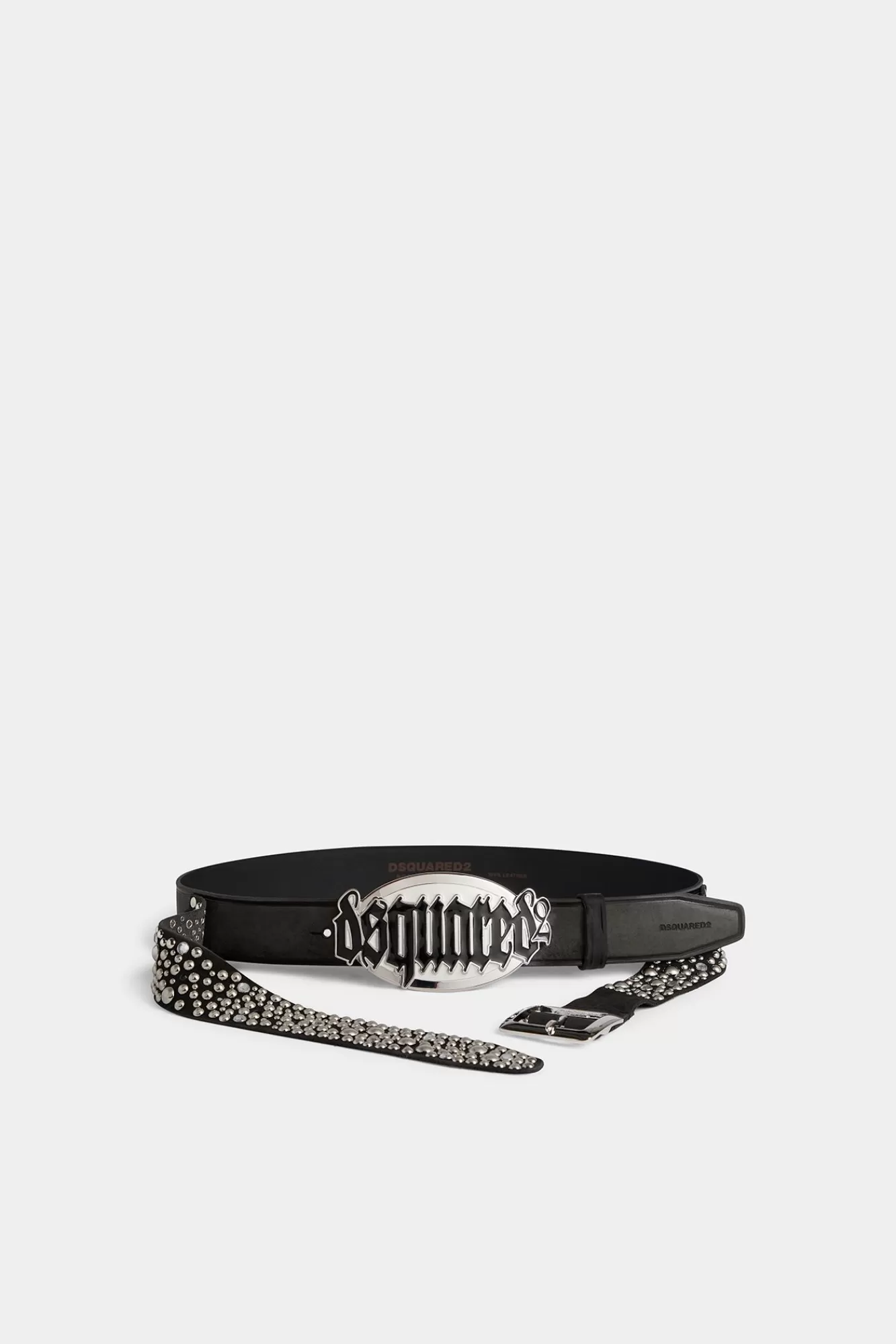 Riemen^Dsquared2 Gotische -Riem Zwart