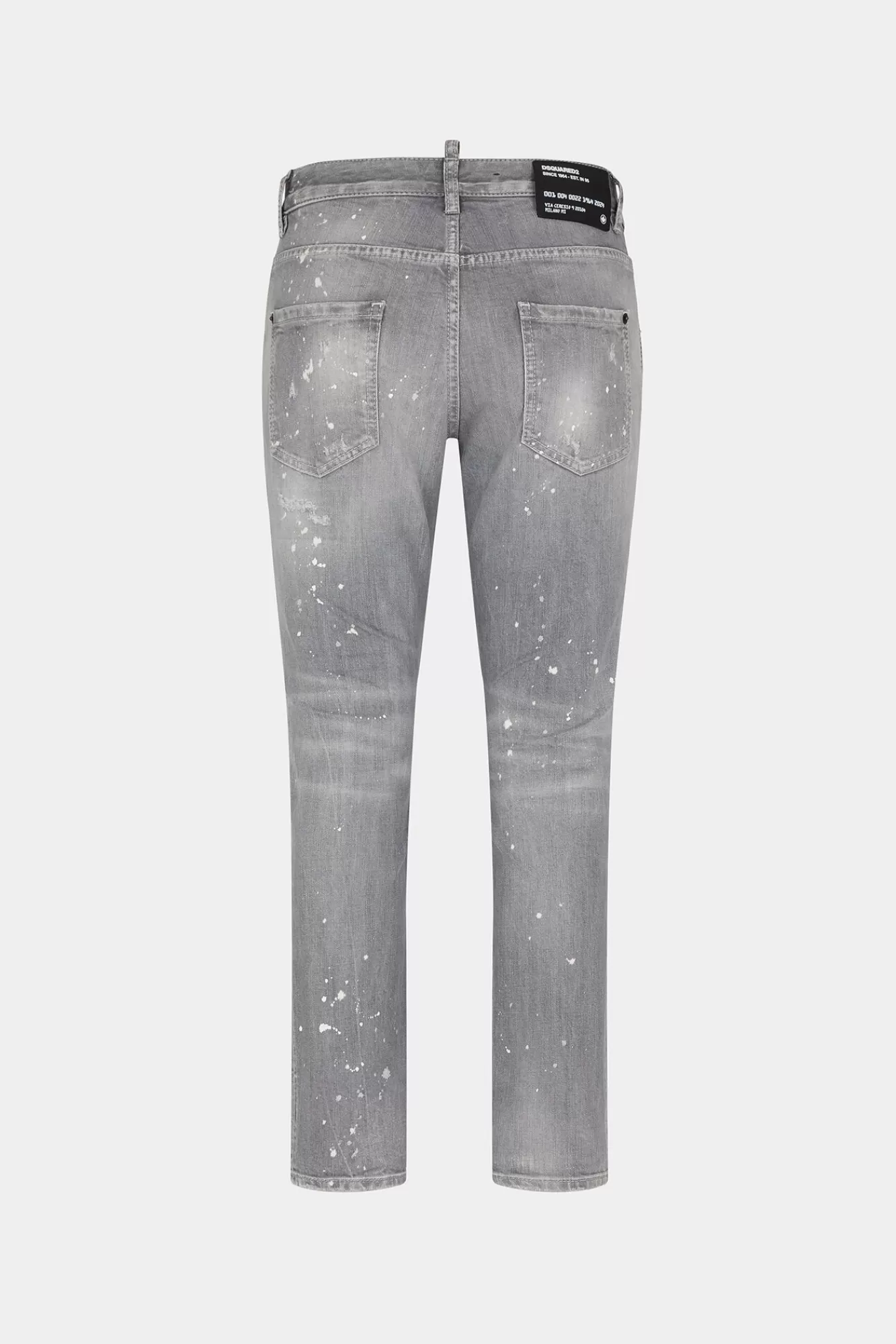 Jeans^Dsquared2 Grijze Gevlekte Wassing Cool Girl Jeans Grijs