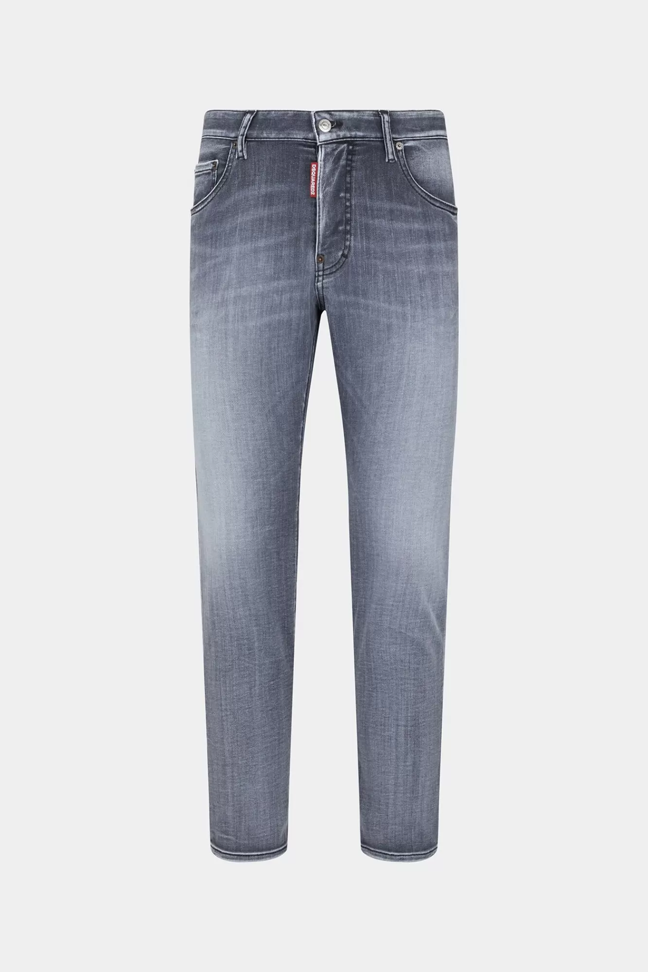 Jeans^Dsquared2 Grijze Skaterjeans Met Goede Wassing Zwart