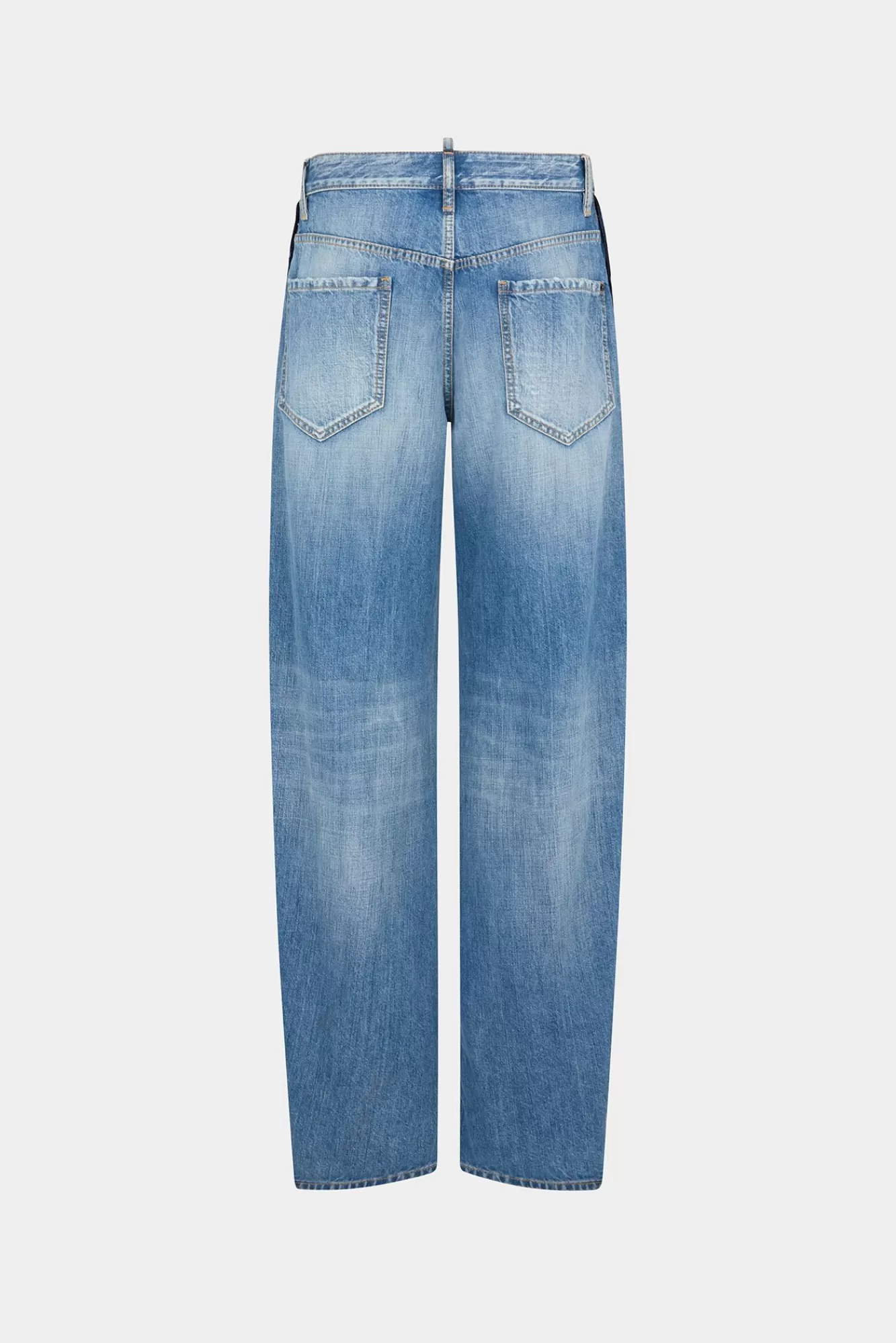 Jeans^Dsquared2 Grote Jeans Met Lichte Tapewassing Marine