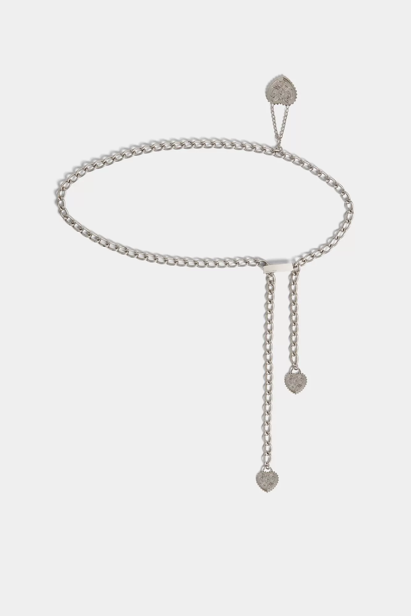 Riemen^Dsquared2 Hart Ketting Riem Palladium