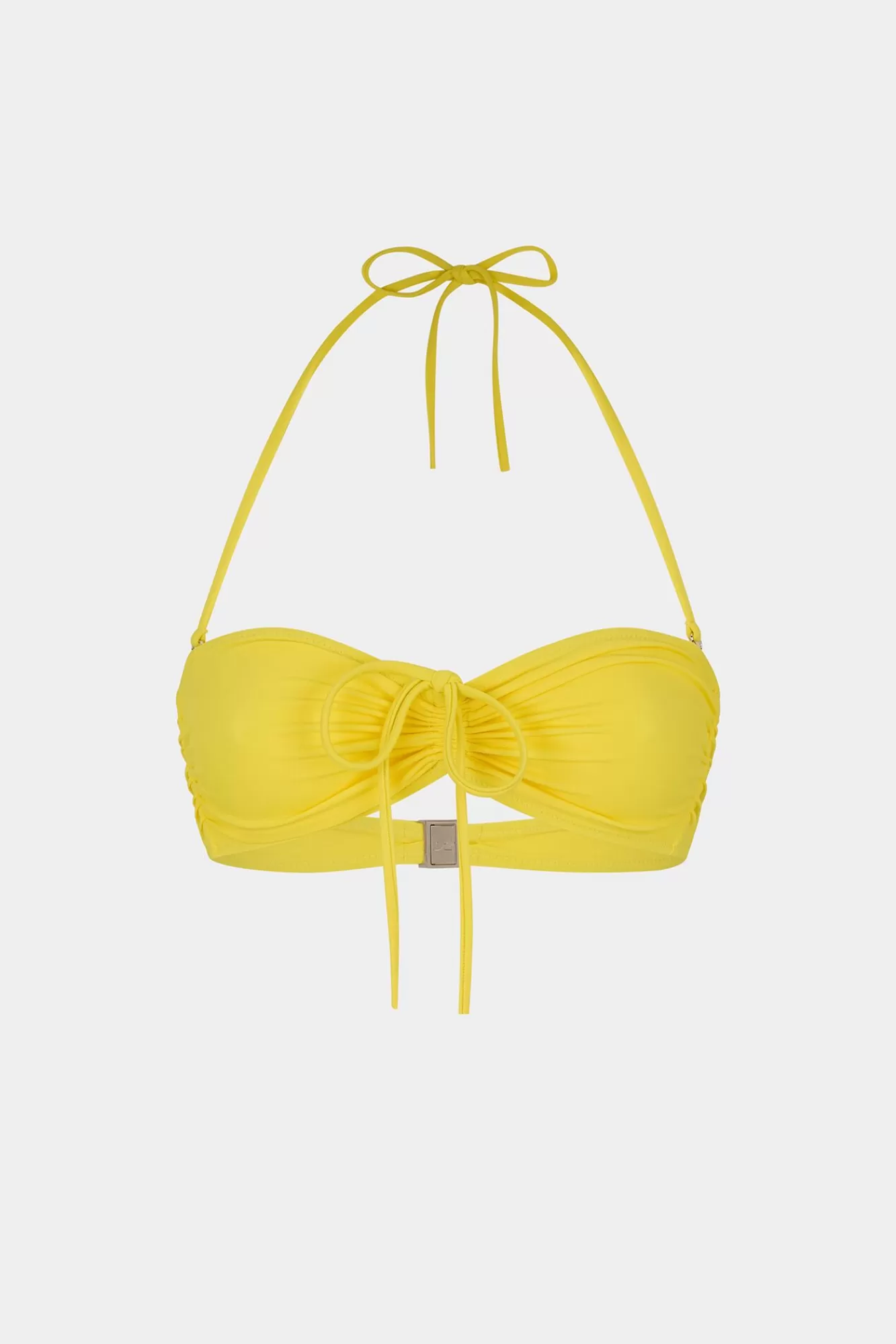 Strandkleding^Dsquared2 Hotty Bikini-Bandeautop Geel