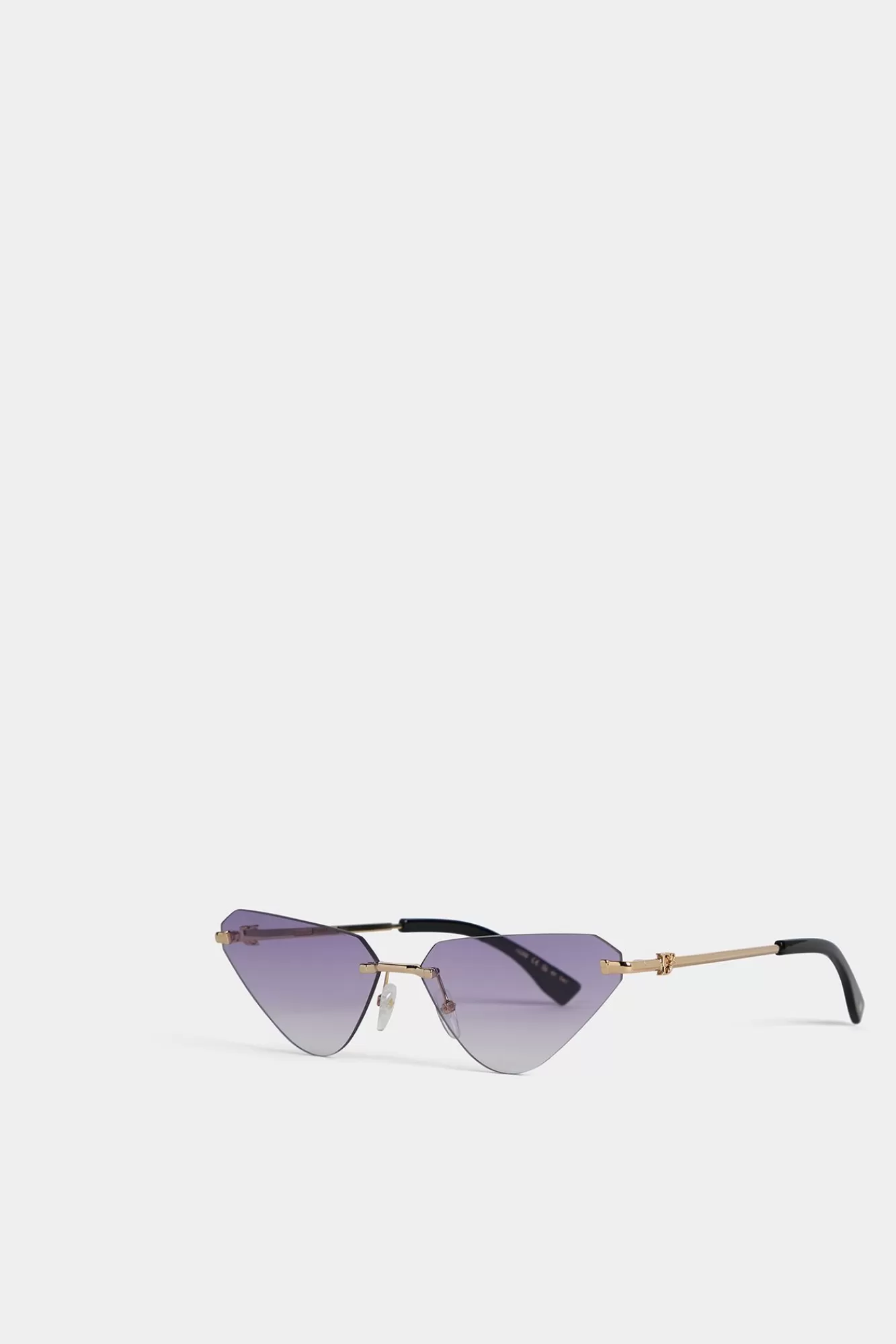 Brillen^Dsquared2 Hype En Violette Zonnebril Goud