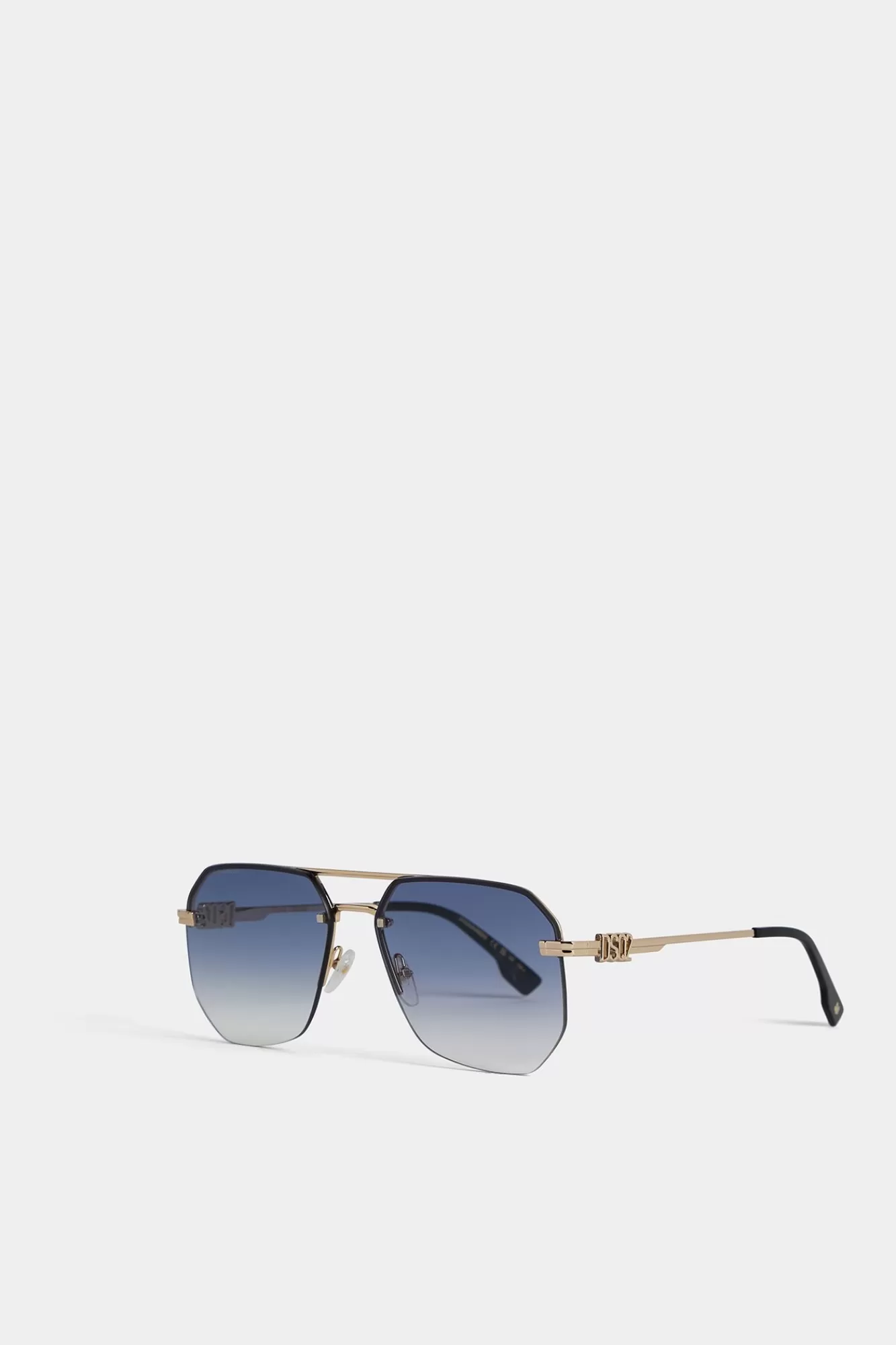 Brillen^Dsquared2 Hype Goud E Zonnebril Blauw