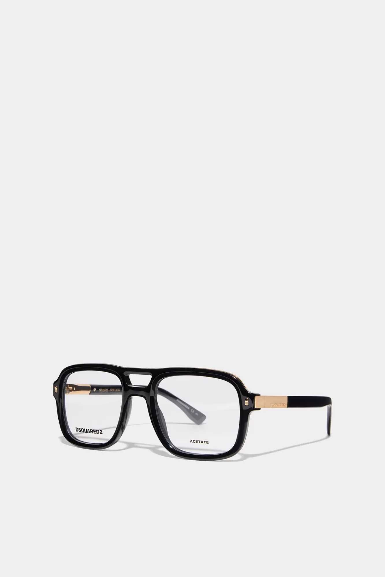 Brillen^Dsquared2 Hype Goud Optische Bril Zwart