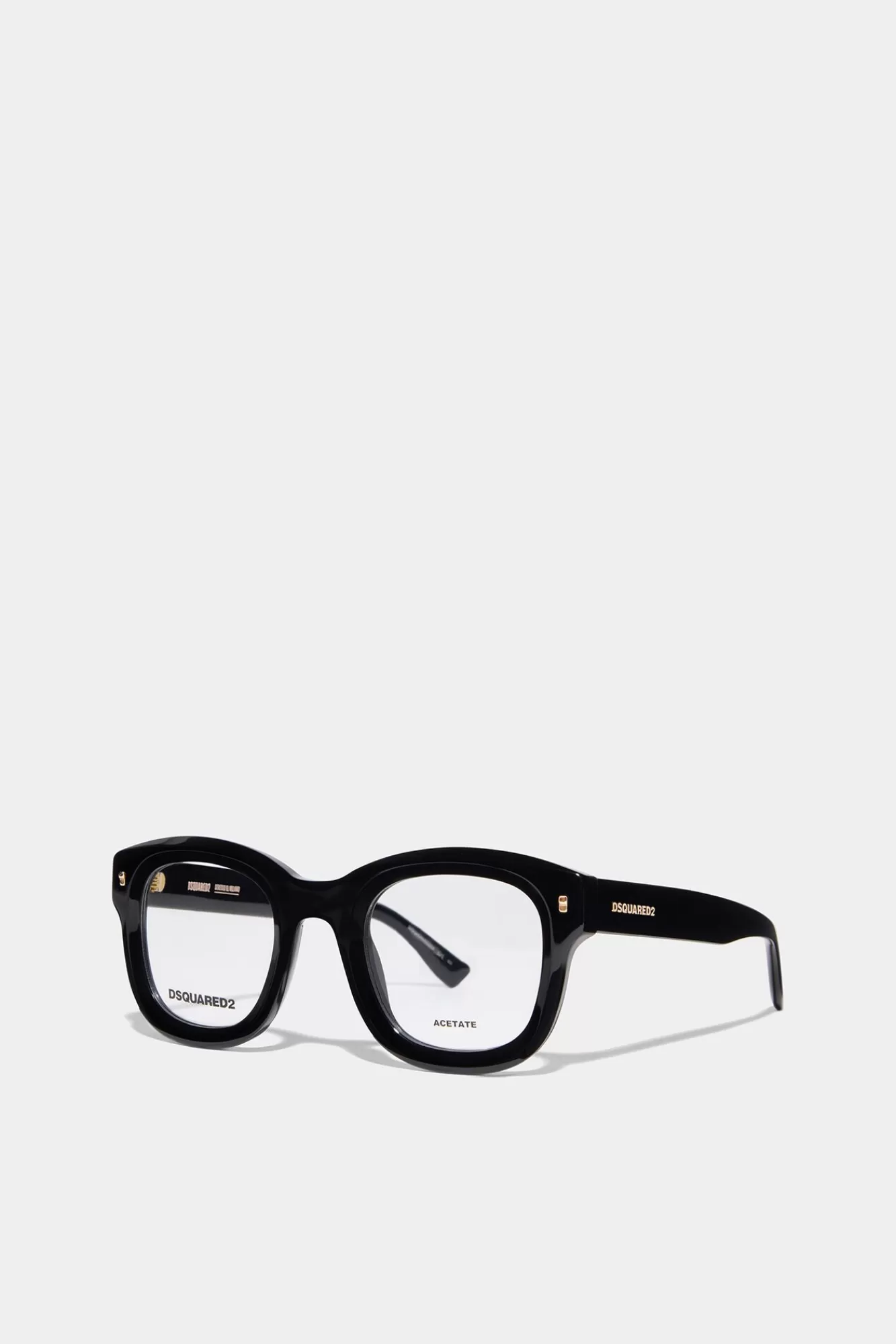 Brillen^Dsquared2 Hype Goud Optische Bril Zwart