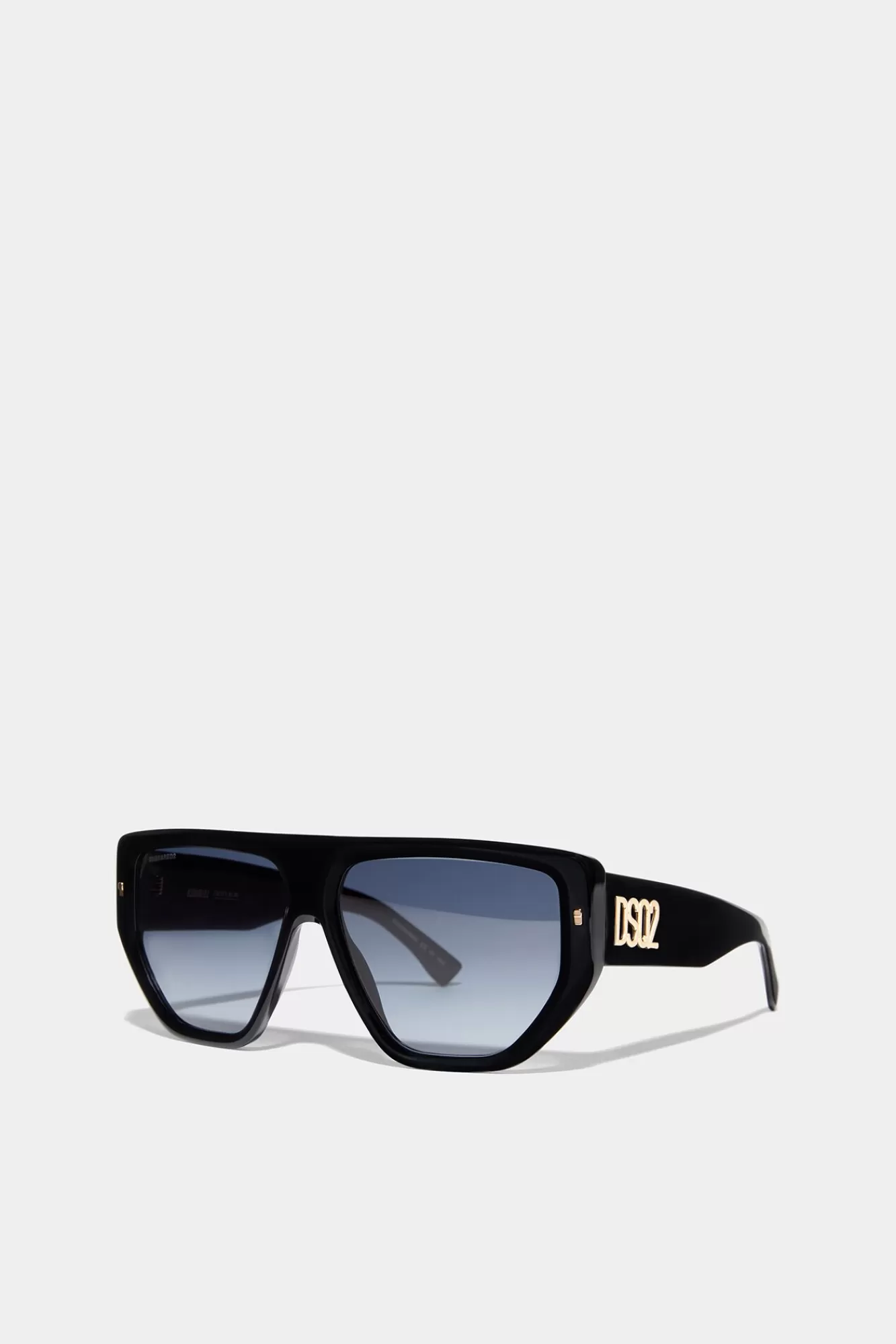 Brillen^Dsquared2 Hype Gouden Zonnebril Zwart