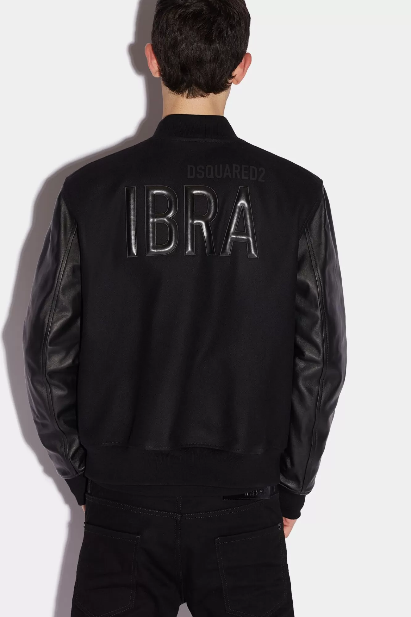 Jassen En Bovenkleding^Dsquared2 Ibra Varsity-Jas Zwart