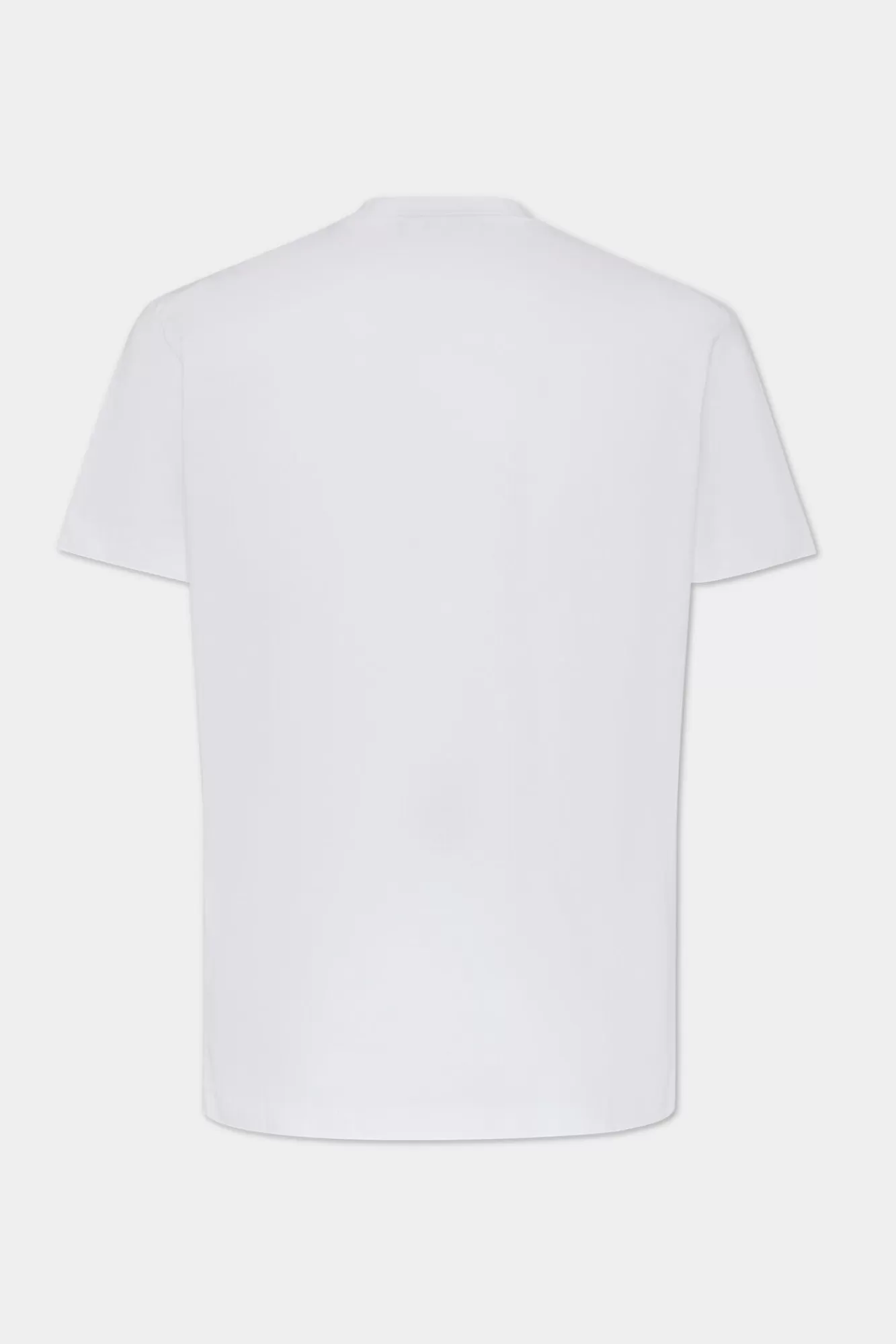 T-Shirts En Poloshirts^Dsquared2 Icon Blur-Cool Fit T-Shirt Wit/Oranje Fluo